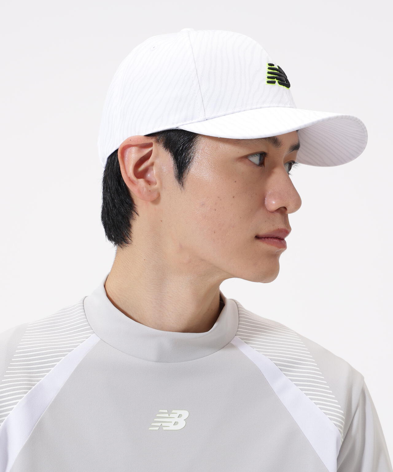 ゼブラ柄 セミカーブドブリムキャップ (MENS)