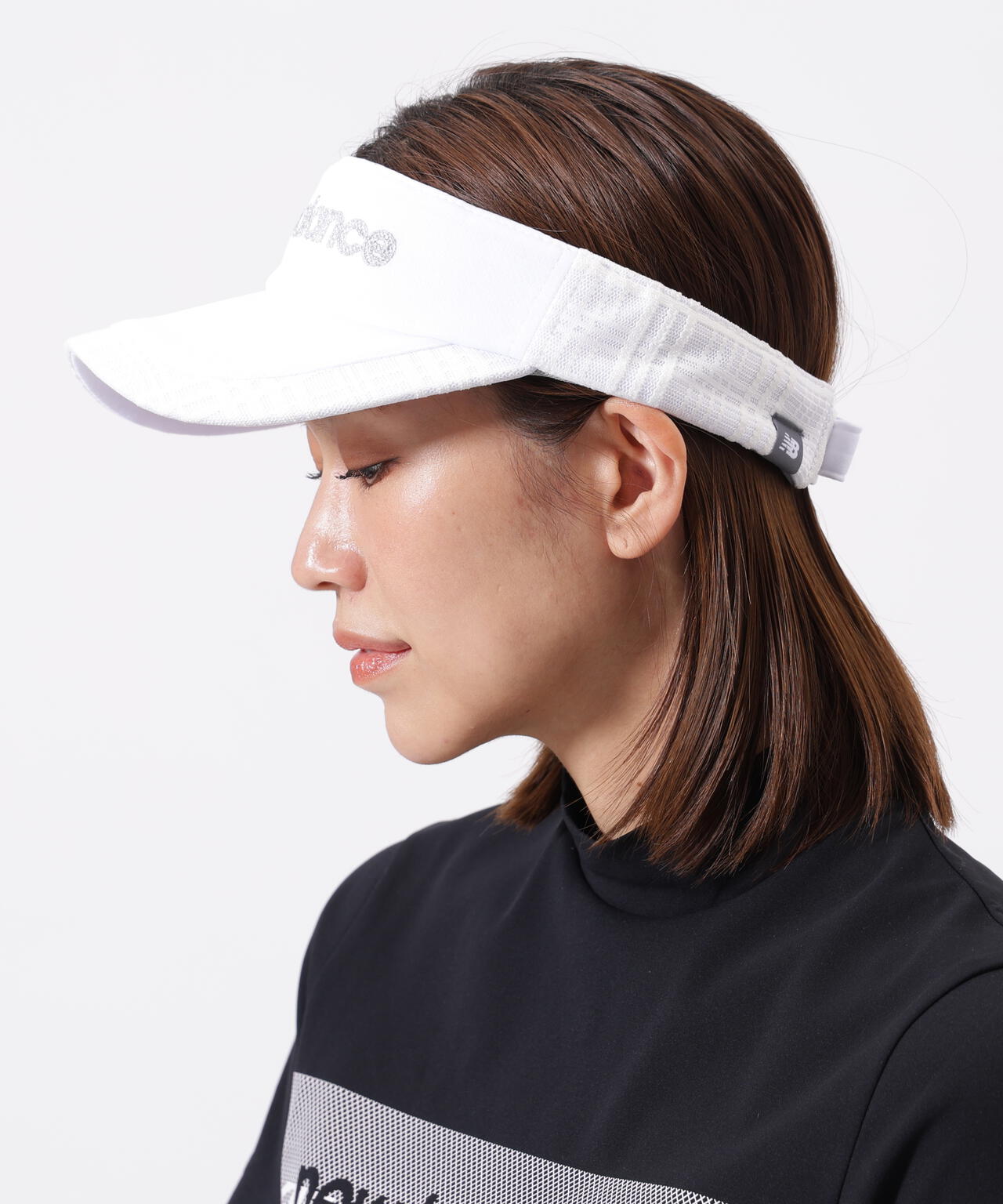 チェック柄メッシュ バイザー (WOMENS)