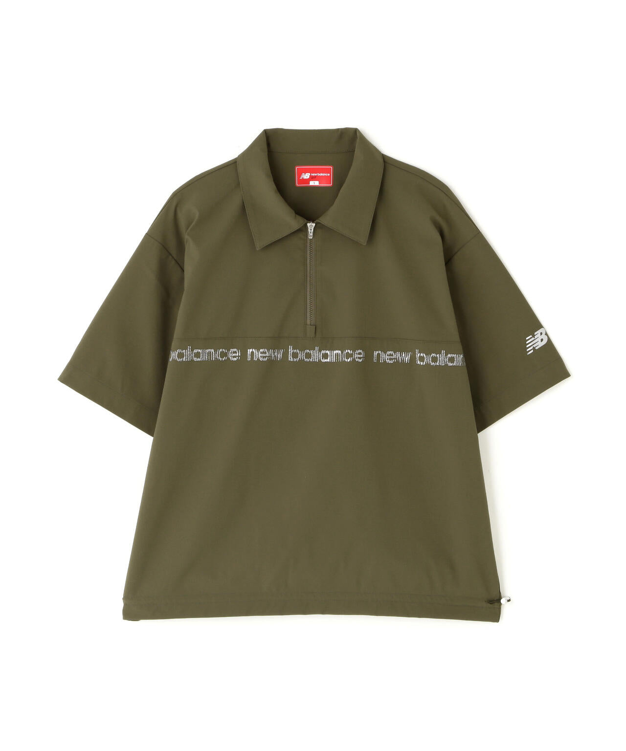 撥水 ハーフジップ シャツアウター (WOMENS)