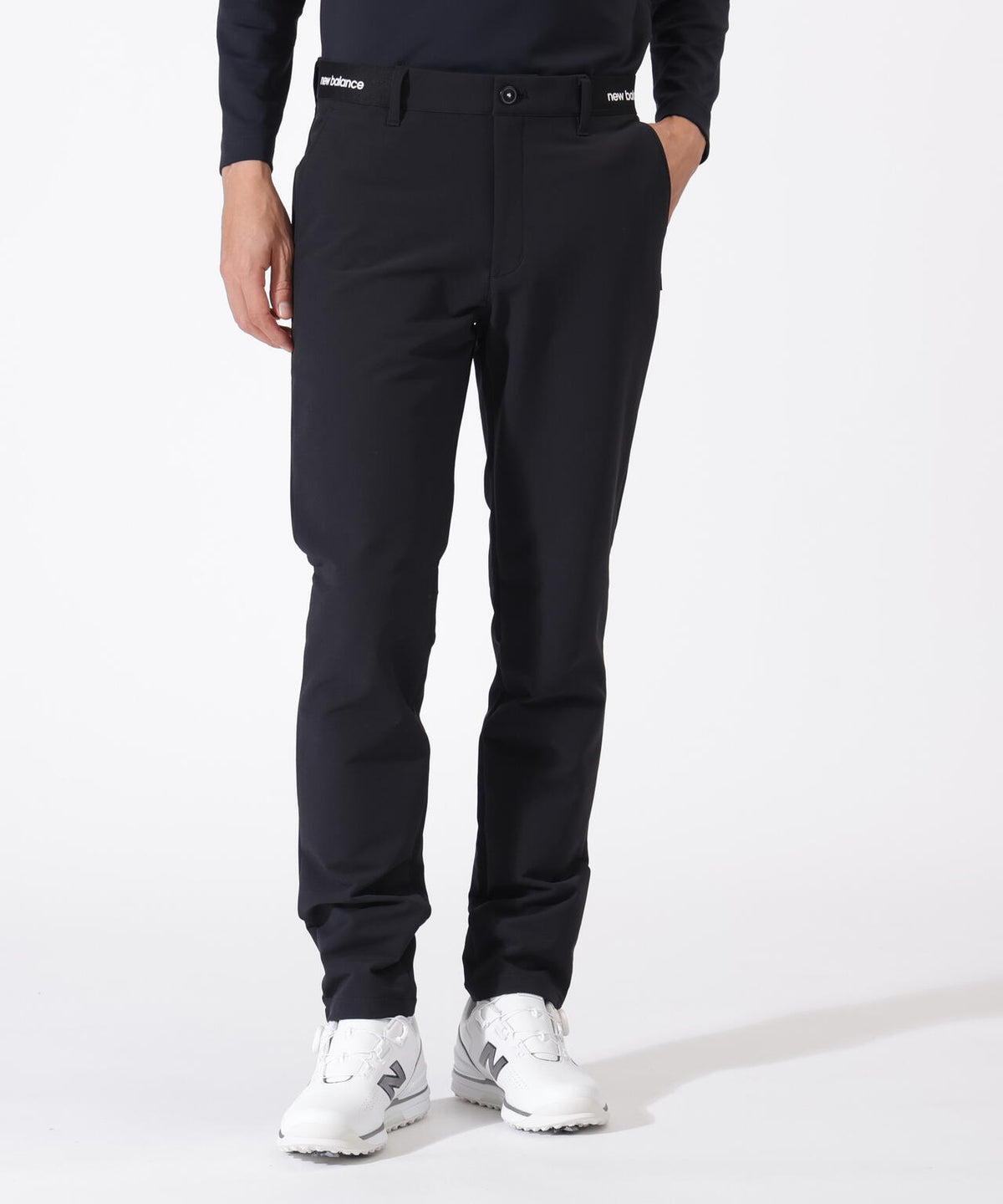 メランジ 裏起毛 ロングパンツ (MENS)