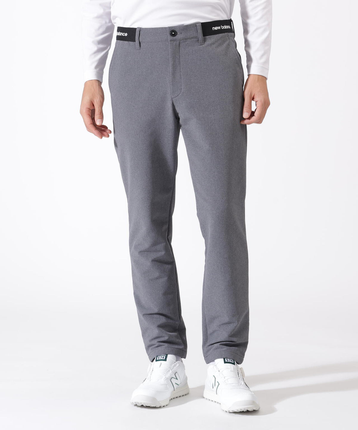 メランジ 裏起毛 ロングパンツ (MENS)