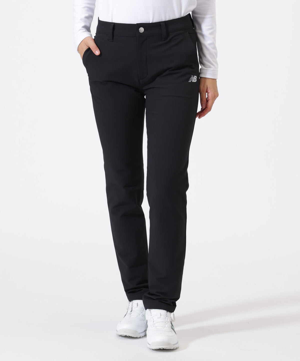 裏起毛 スリム ロングパンツ (WOMENS)