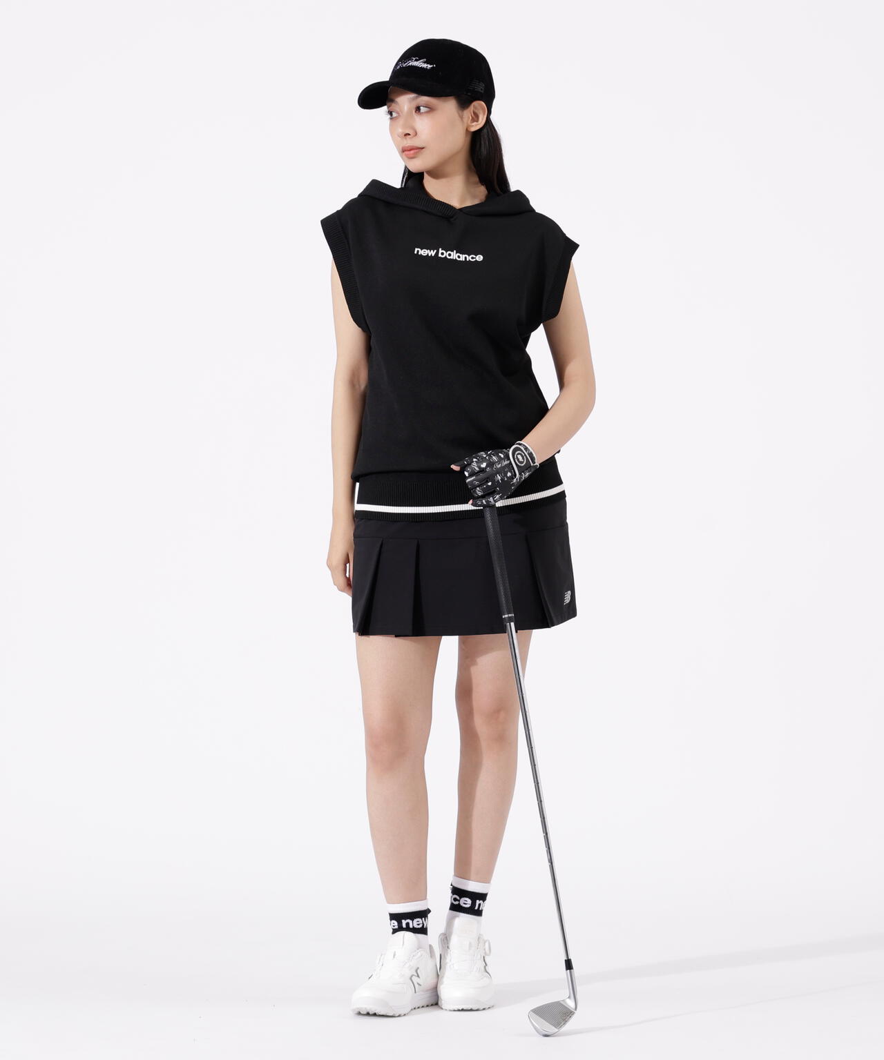 SOFTSHELL PLEATED SKIRT