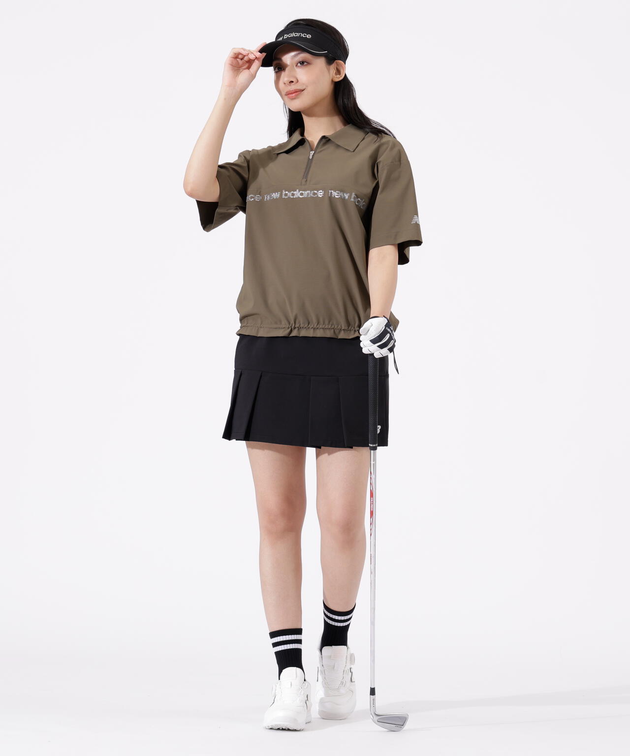 SOFTSHELL PLEATED SKIRT