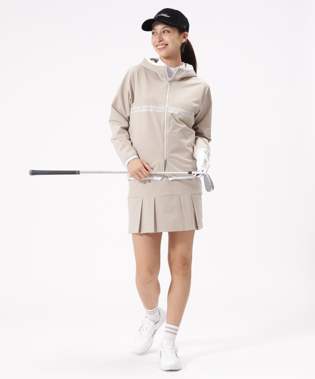 SOFTSHELL PLEATED SKIRT
