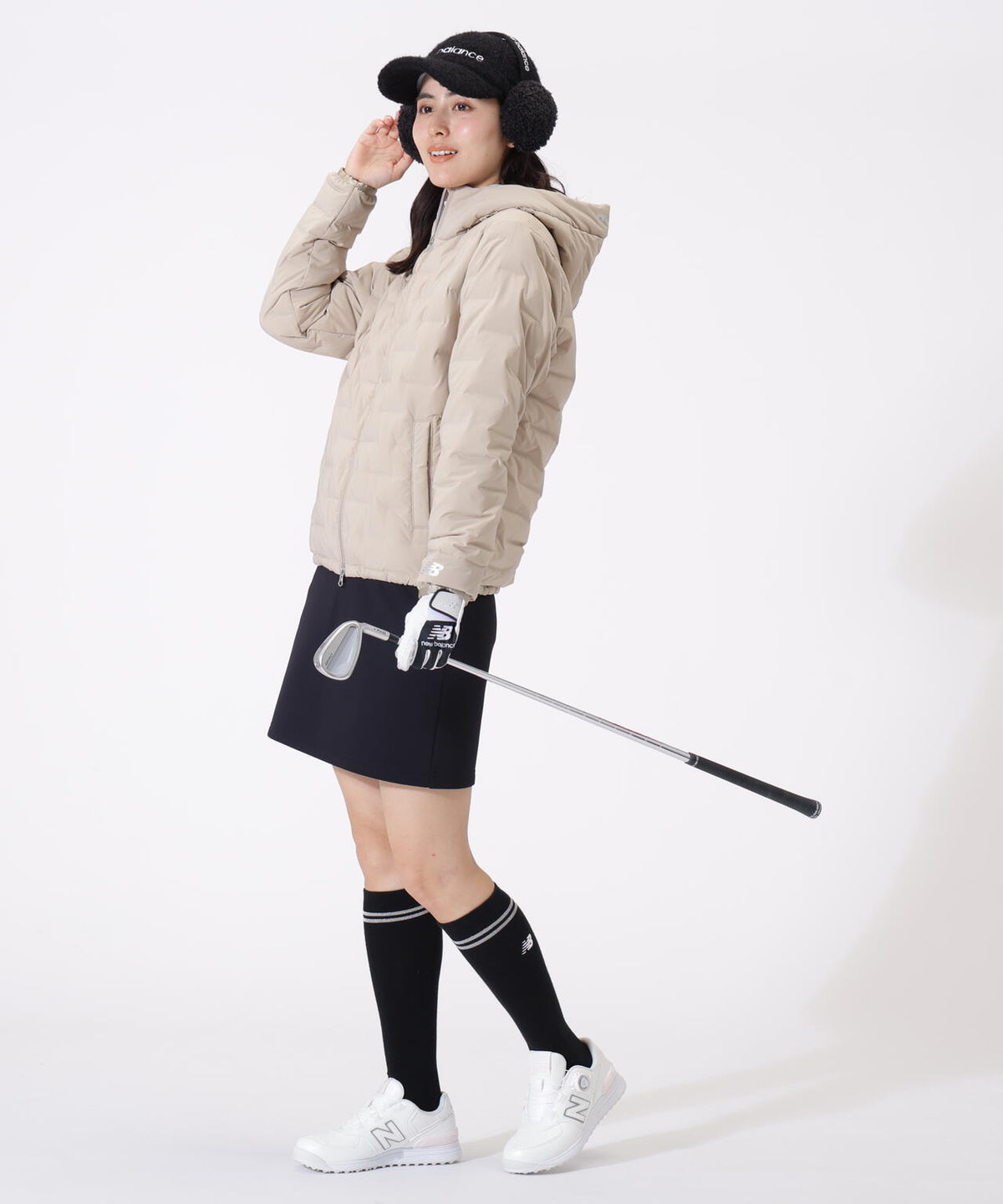防風 スウェット ミディ丈スカート (WOMENS)