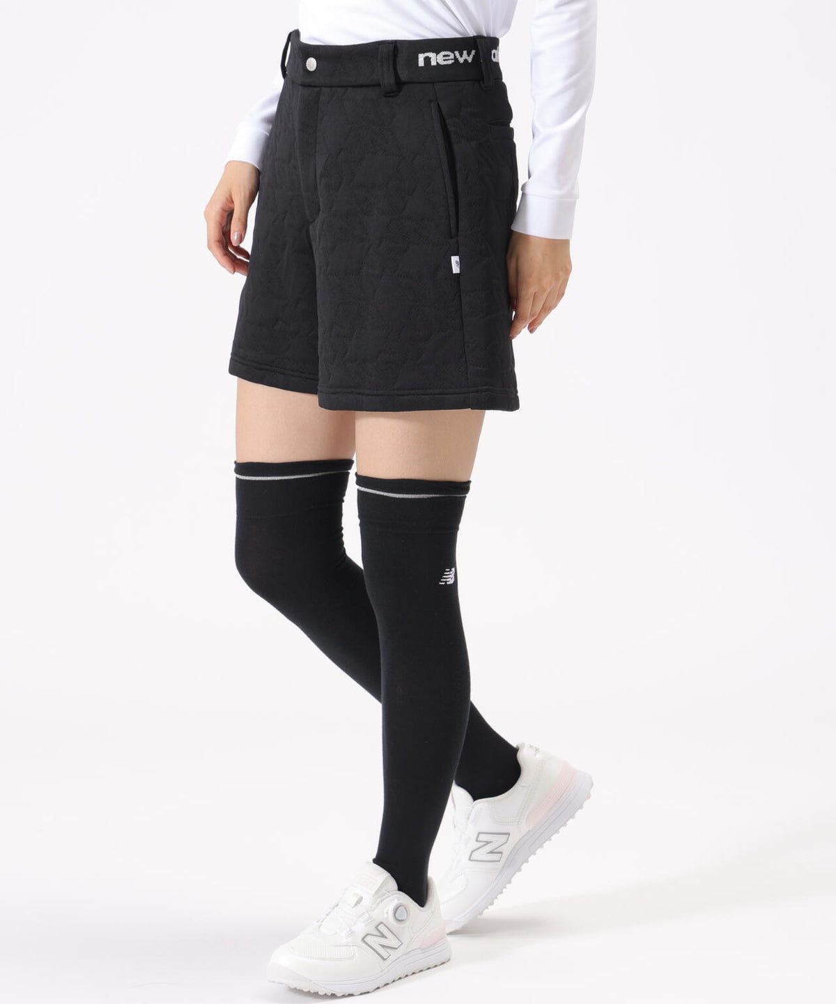 Nサークル柄 キルト キュロット (WOMENS)