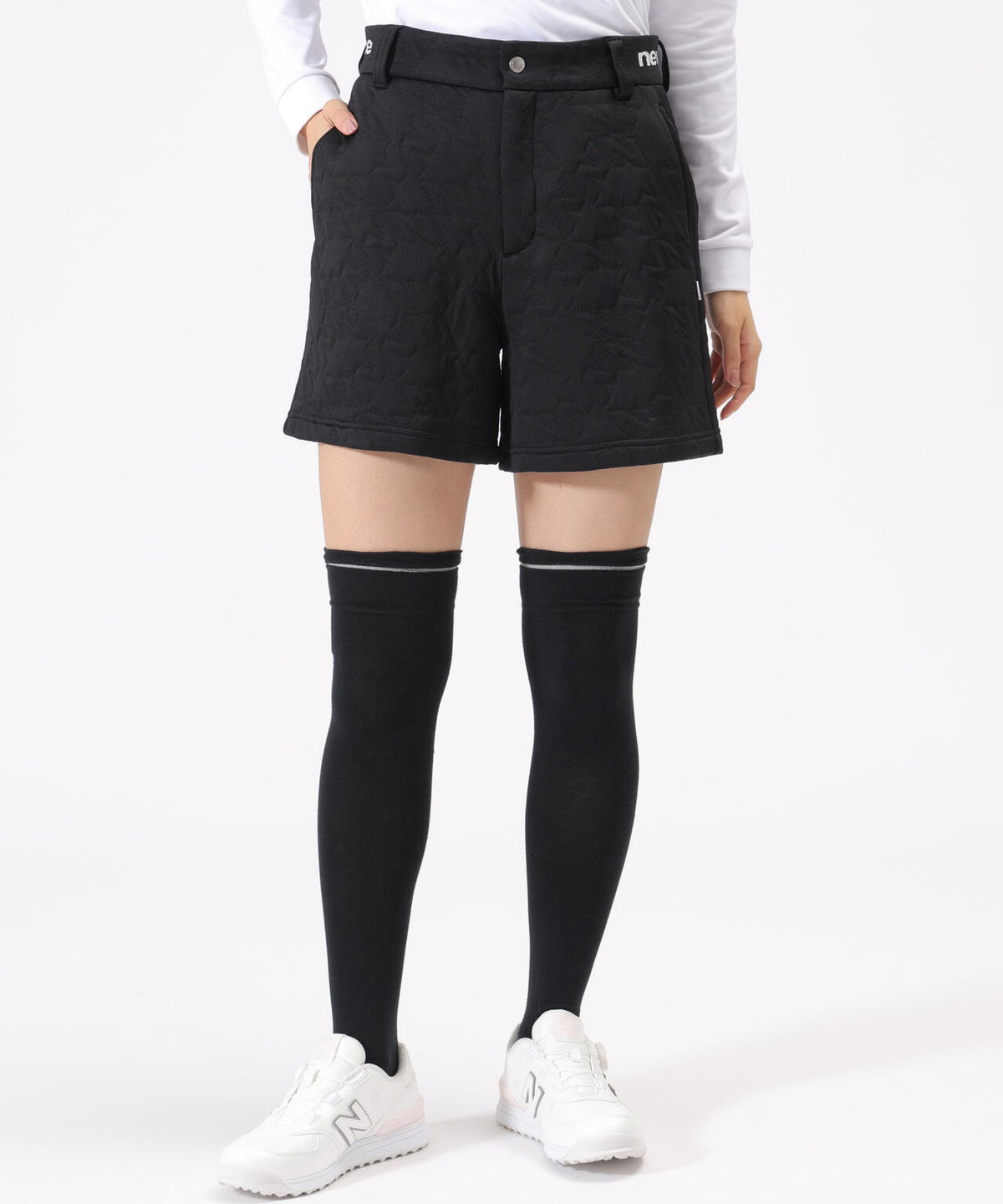 Nサークル柄 キルト キュロット (WOMENS)