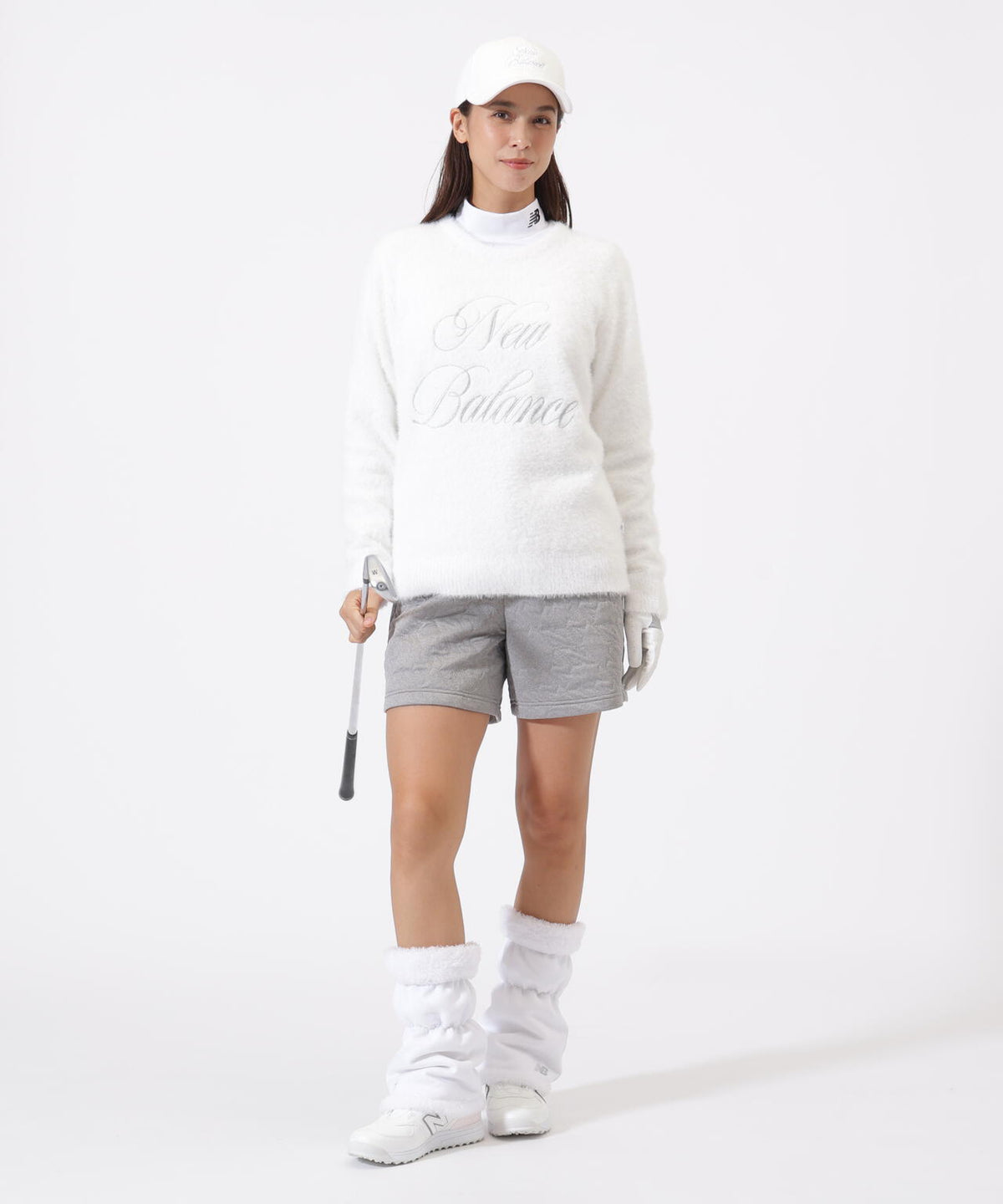 Nサークル柄 キルト キュロット (WOMENS)