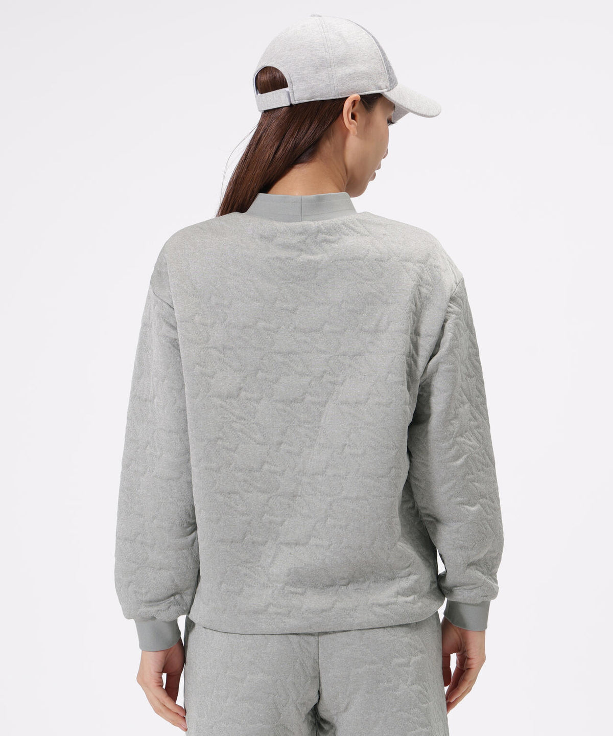 Nサークルキルト モックネック プルオーバー (WOMENS)