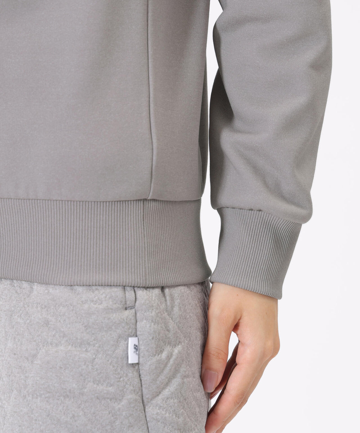 防風 ストレッチ スウェット ハーフジップ プルオーバー フーディー (WOMENS)