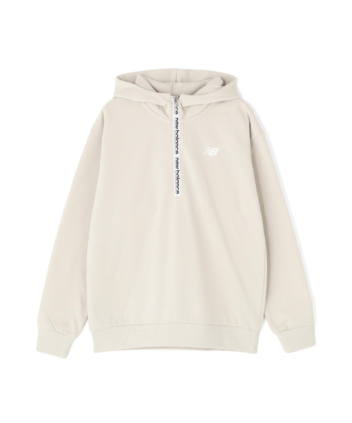防風 ストレッチ スウェット ハーフジップ プルオーバー フーディー (WOMENS)
