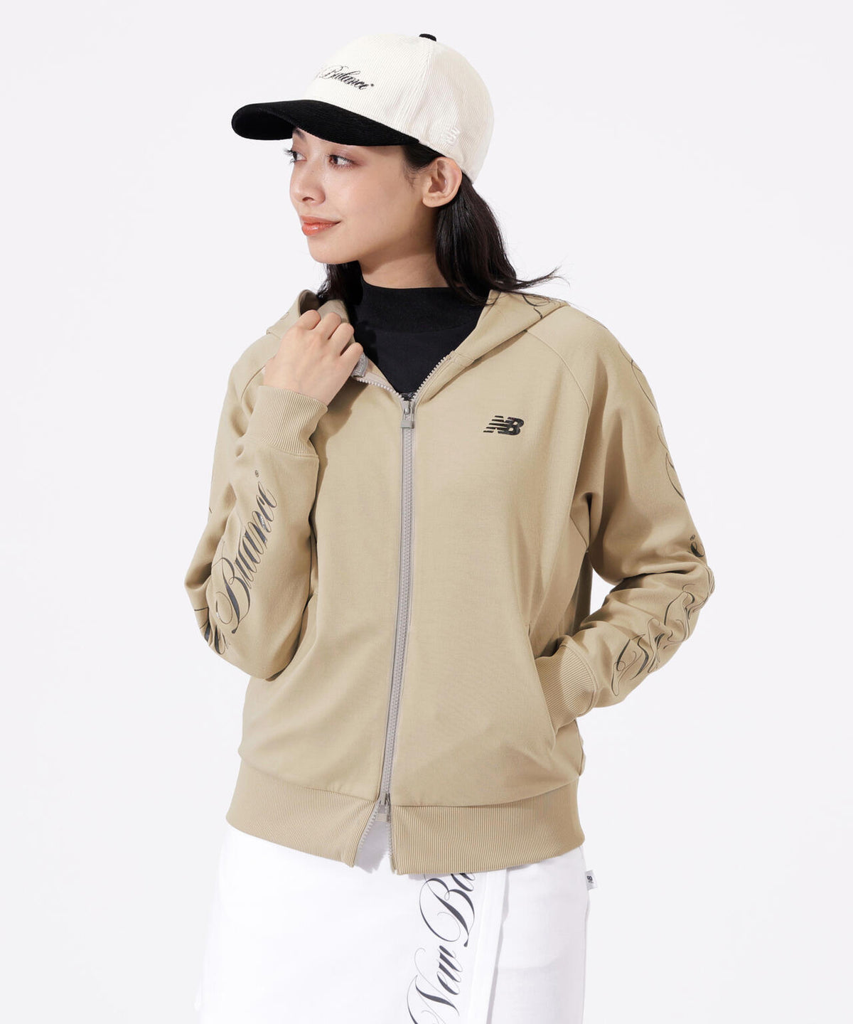 シグネチャーロゴ スウェット フルジップ フーディー (WOMENS)