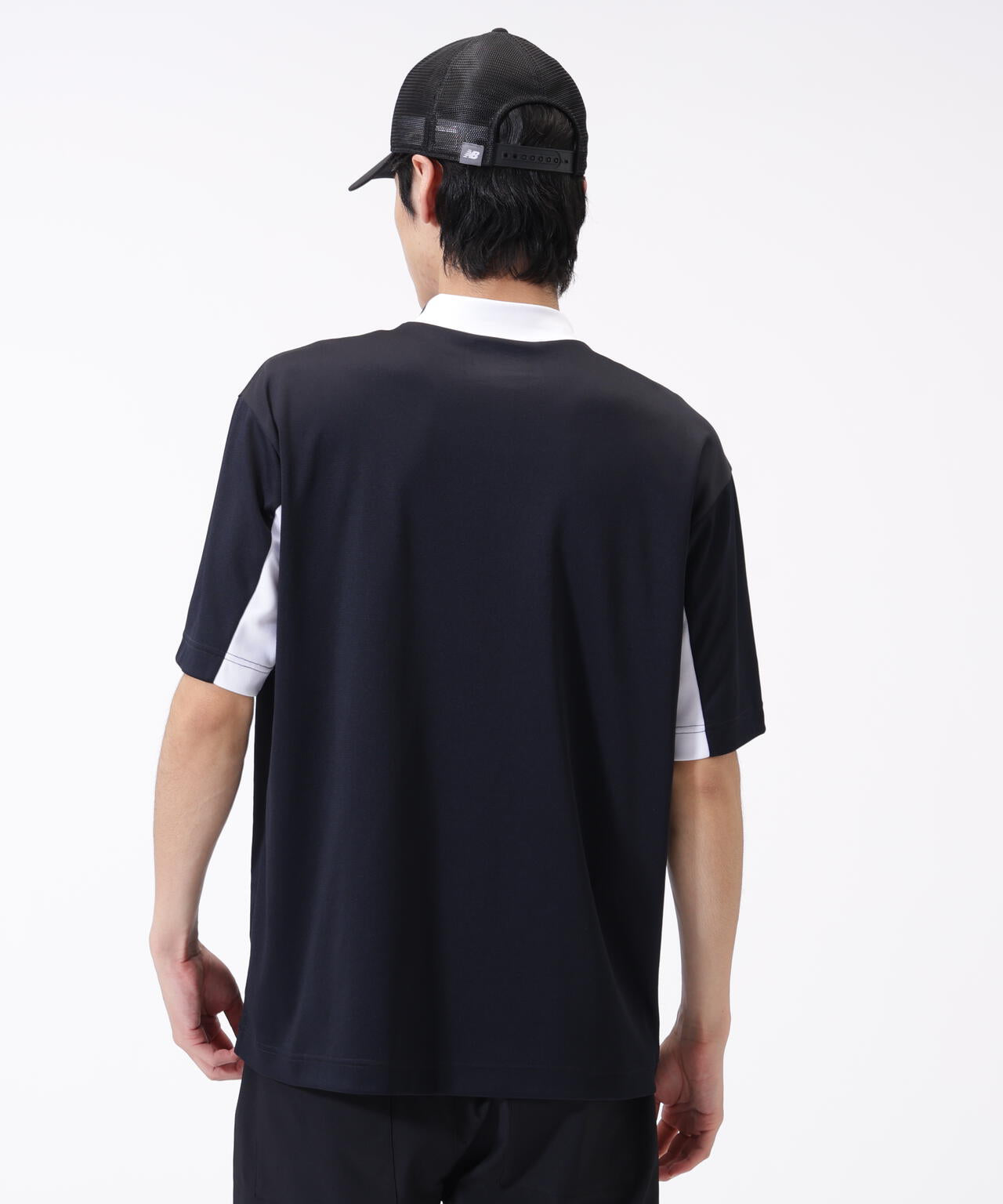 超速乾 ハーフスリーブ モックネック プルオーバー (MENS)