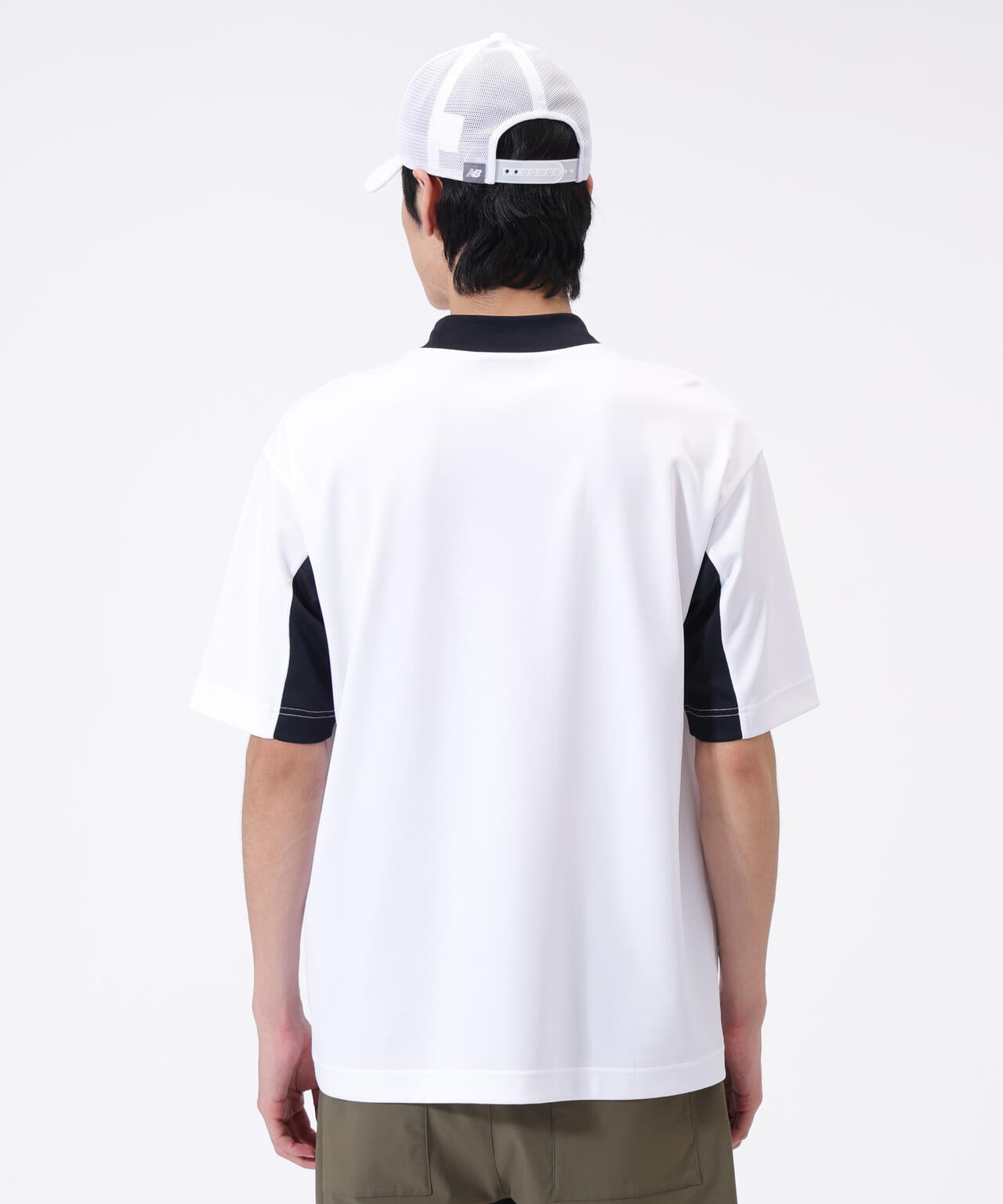 超速乾 ハーフスリーブ モックネック プルオーバー (MENS)