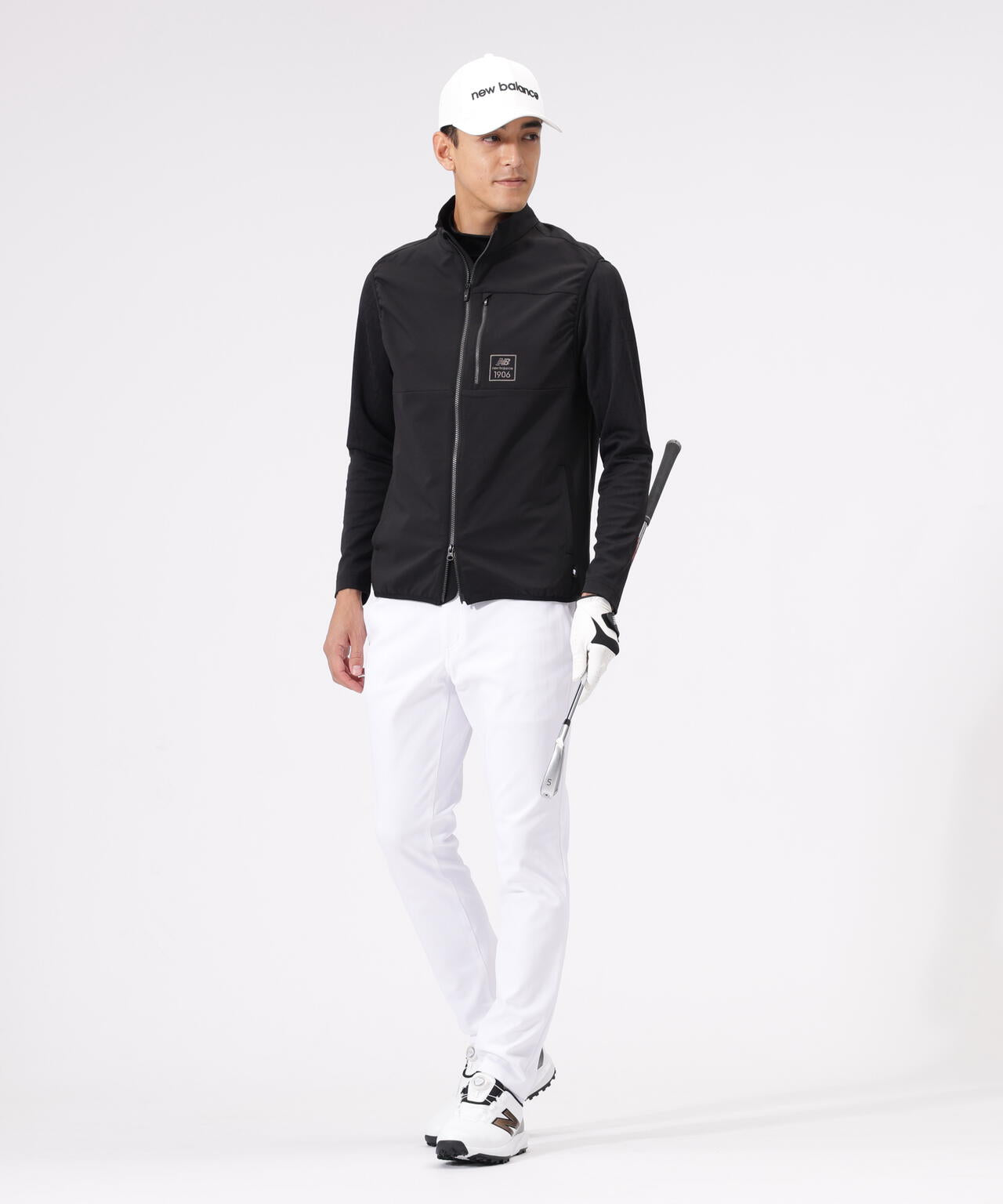 UV 長袖 モックネック プルオーバー (MENS)