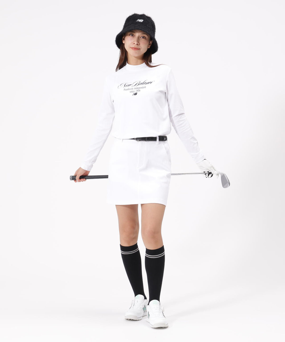 UV 長袖 モックネック プルオーバー (WOMENS)