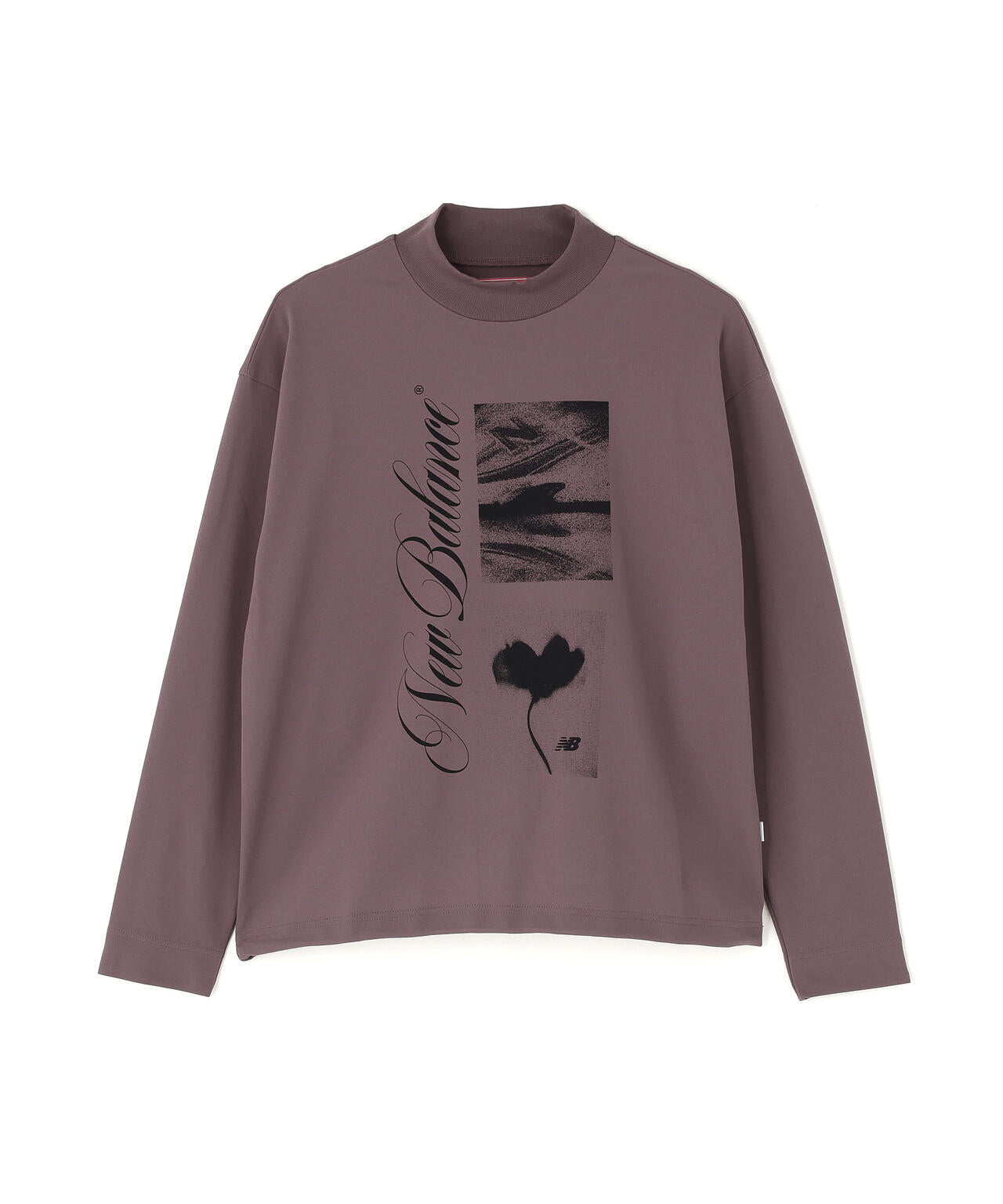 ロゴ×フラワー UV 長袖 モックネック プルオーバー (WOMENS)
