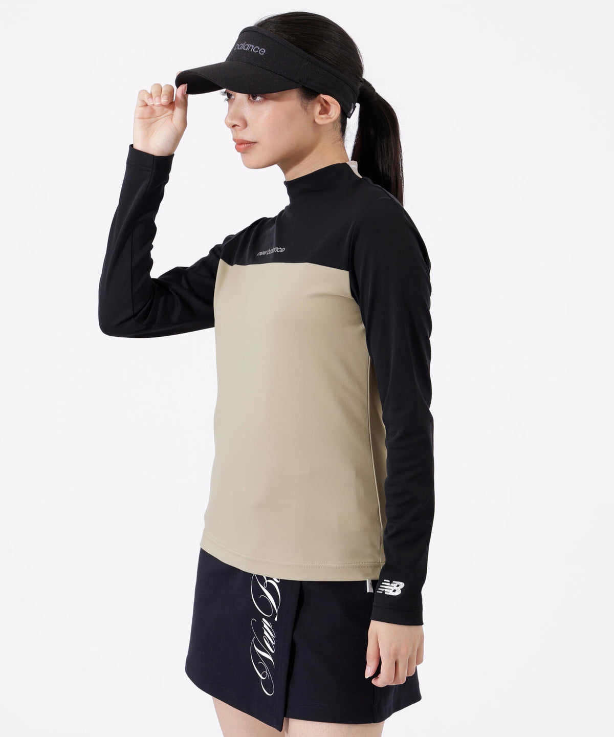 UV 長袖 モックネック プルオーバー (WOMENS)
