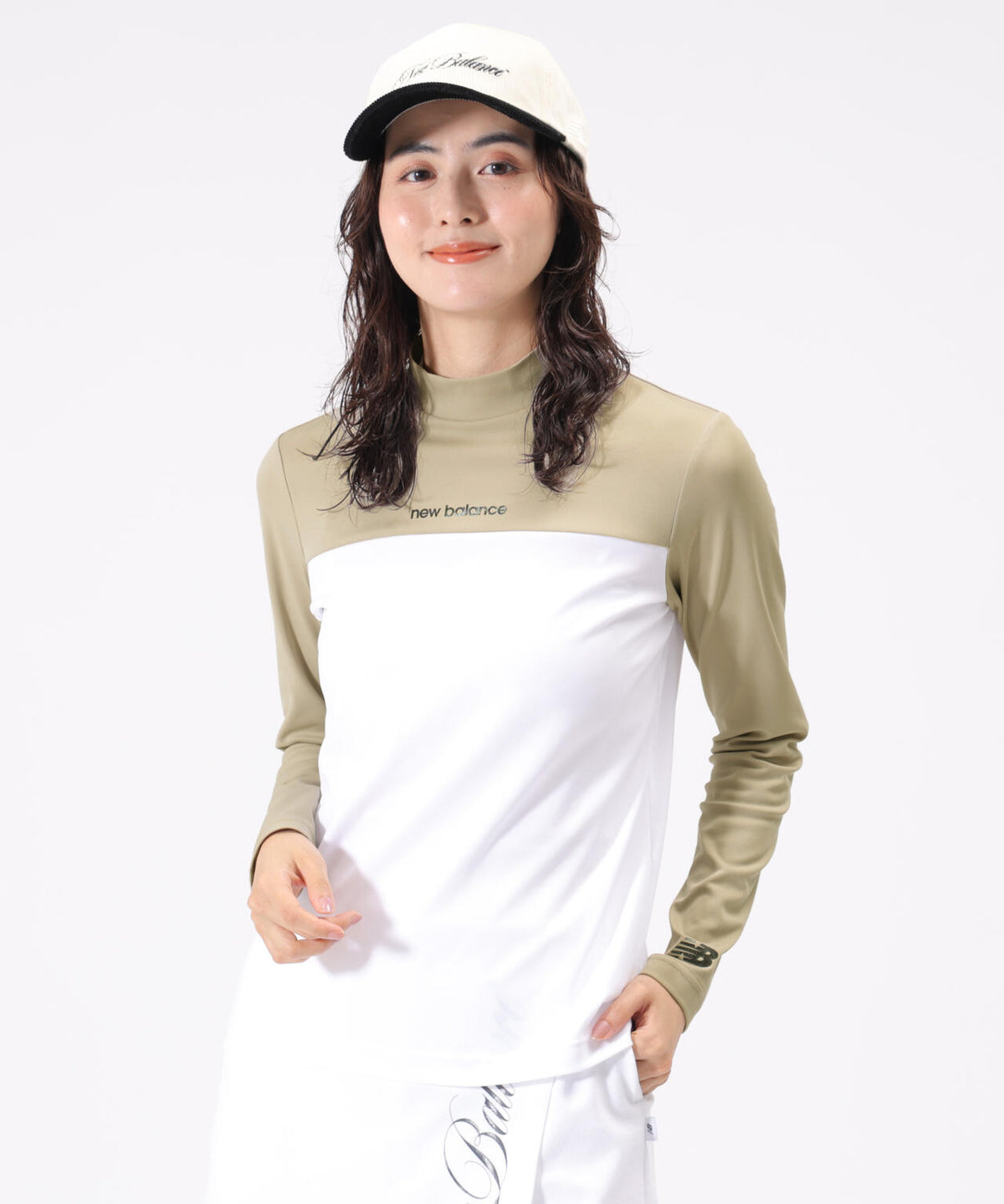 UV 長袖 モックネック プルオーバー (WOMENS)