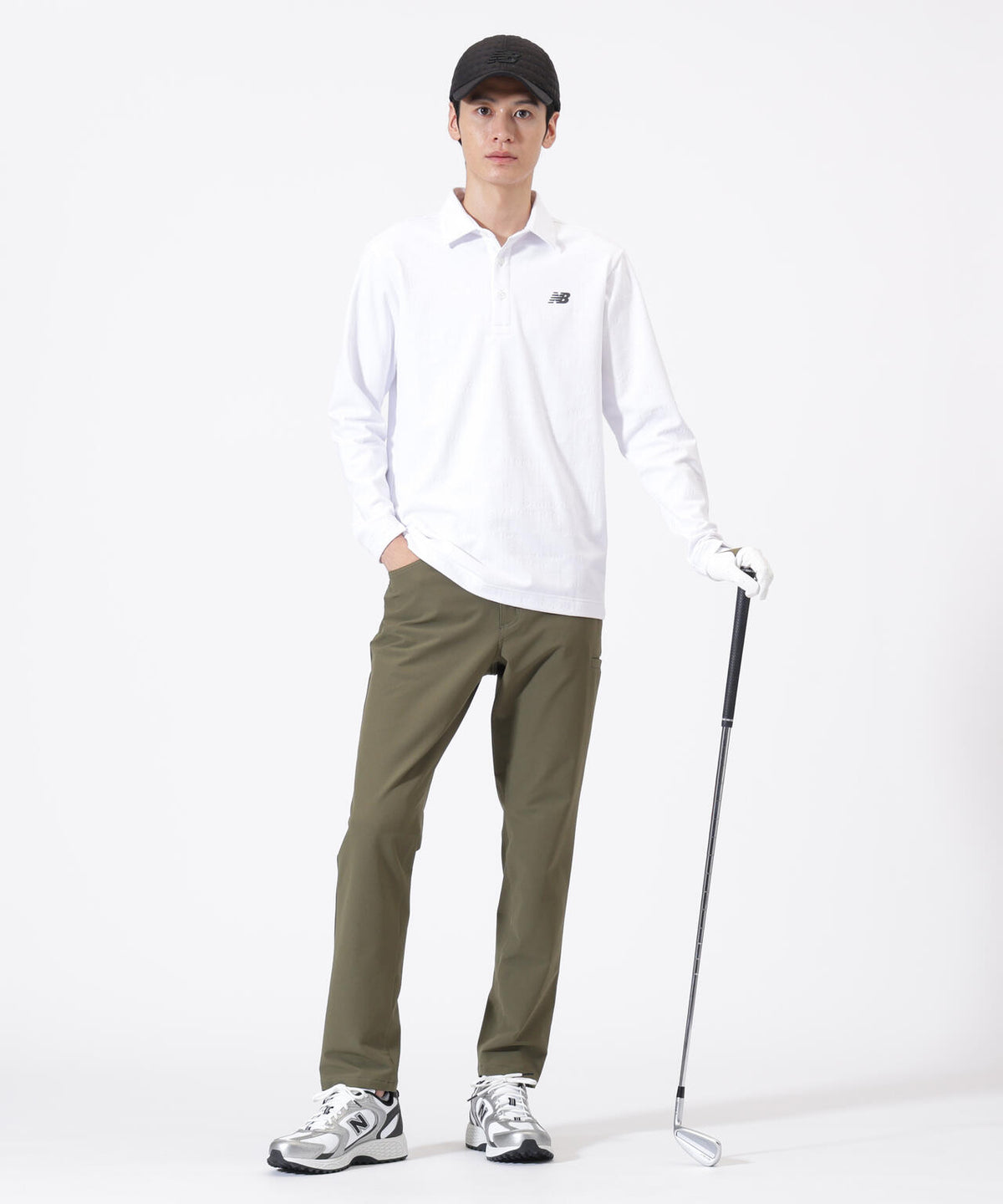 総柄 長袖 カラーシャツ (MENS)
