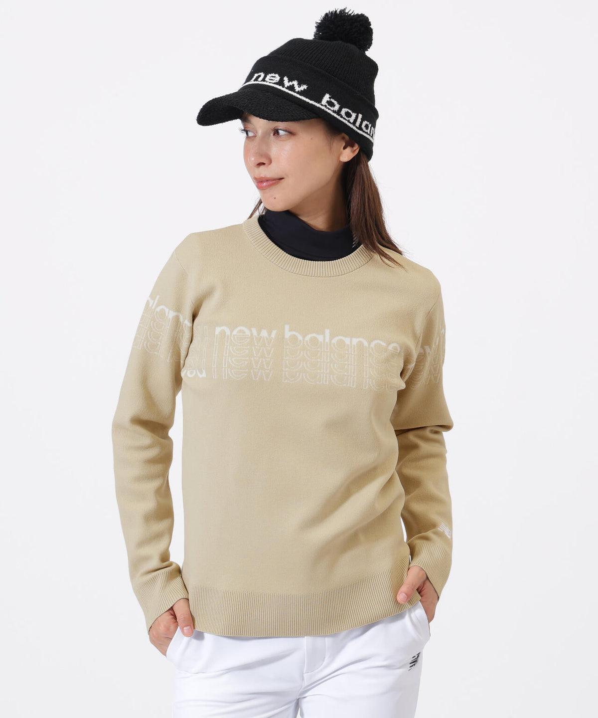 クルーネック ニット プルオーバー (WOMENS)