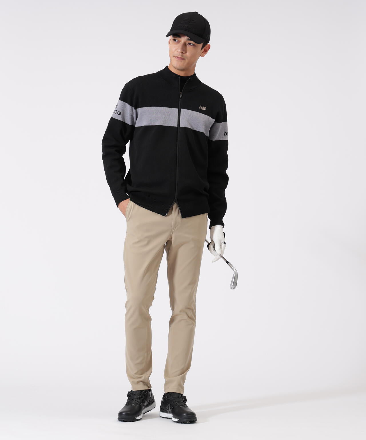 フルジップ スタンド ニット ブルゾン (MENS)