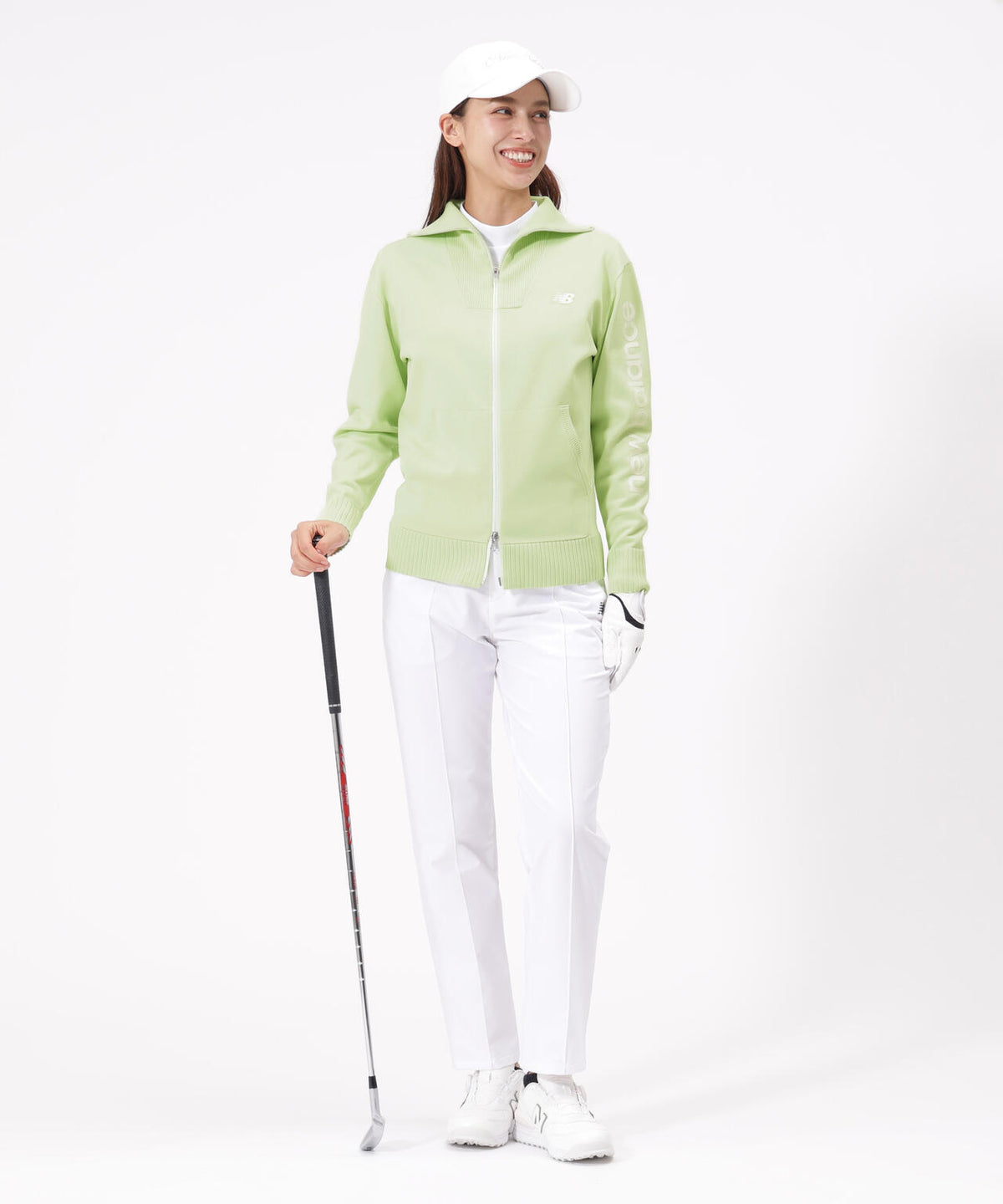 フルジップ ニット ブルゾン (WOMENS)