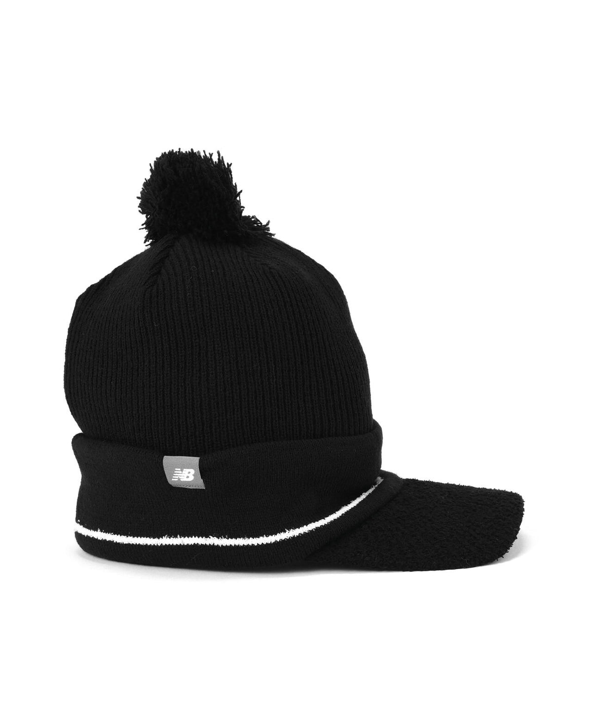 ポンポン付き ブリムビーニー (WOMENS)
