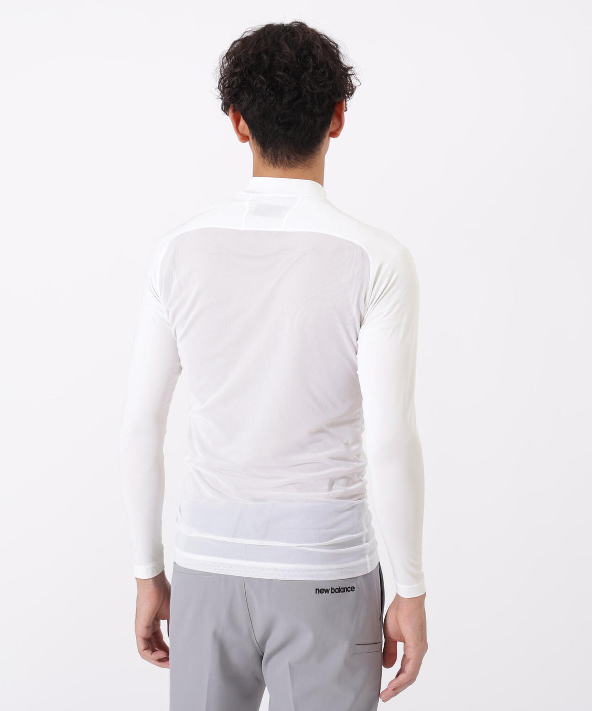 UV 接触冷感 モックネック インナー プルオーバー (MENS)