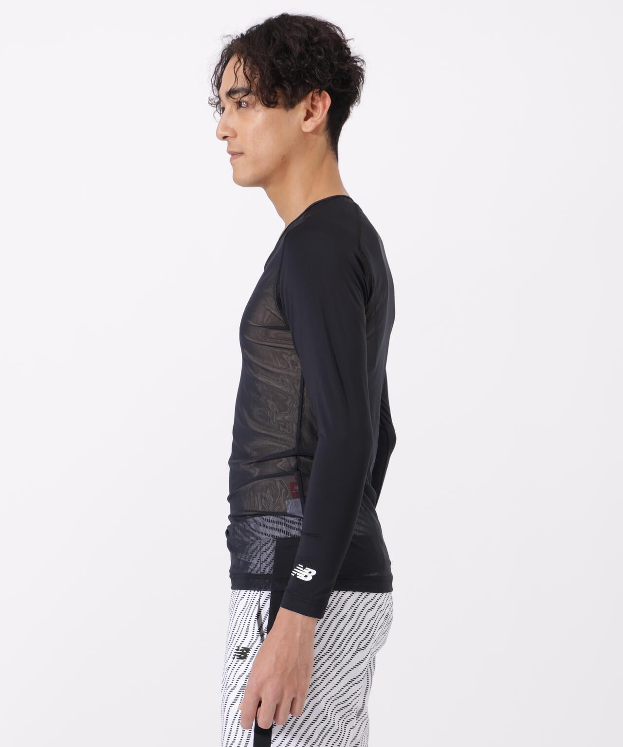 UV 接触冷感 Vネック インナー プルオーバー (MENS)