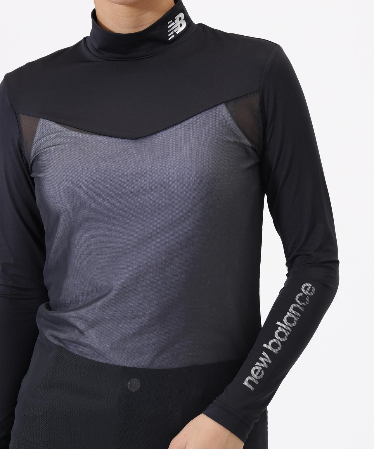 接触冷感 モックネック インナー プルオーバー (WOMENS)