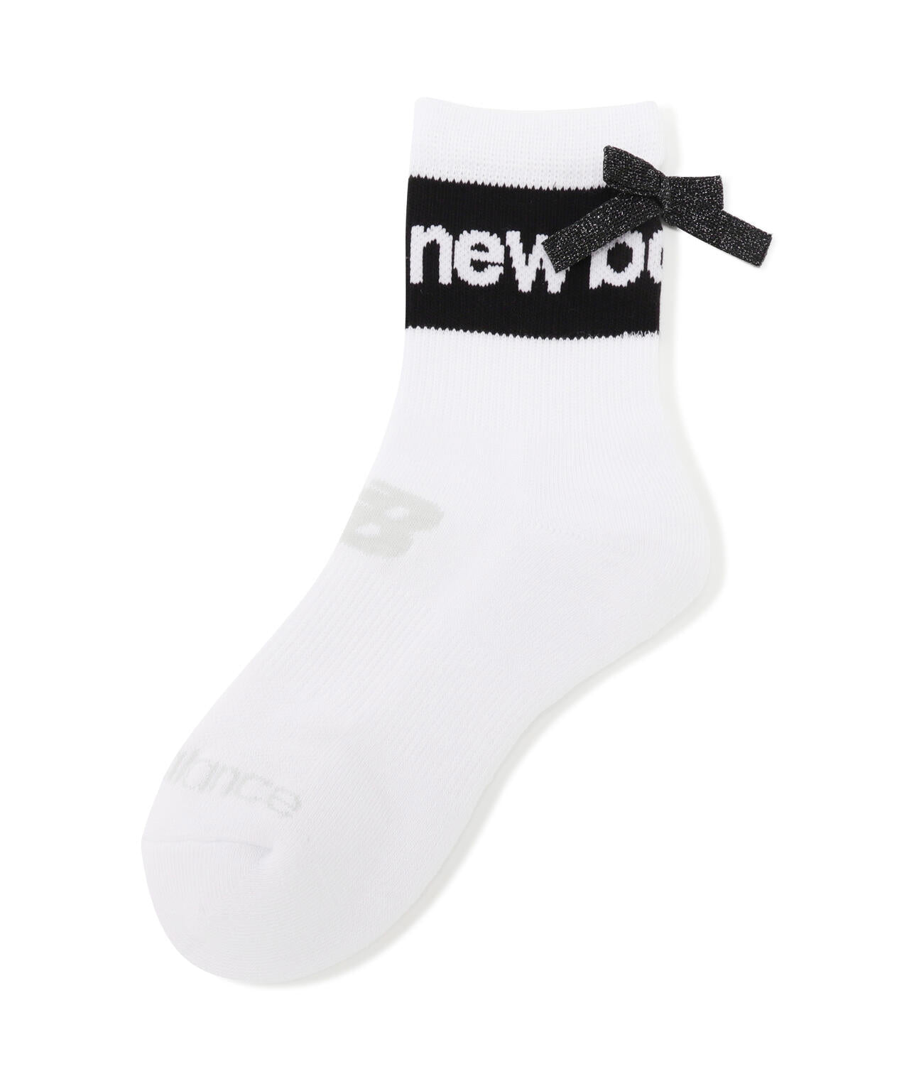 抗菌防臭 ラメりぼん ソックス (WOMENS)