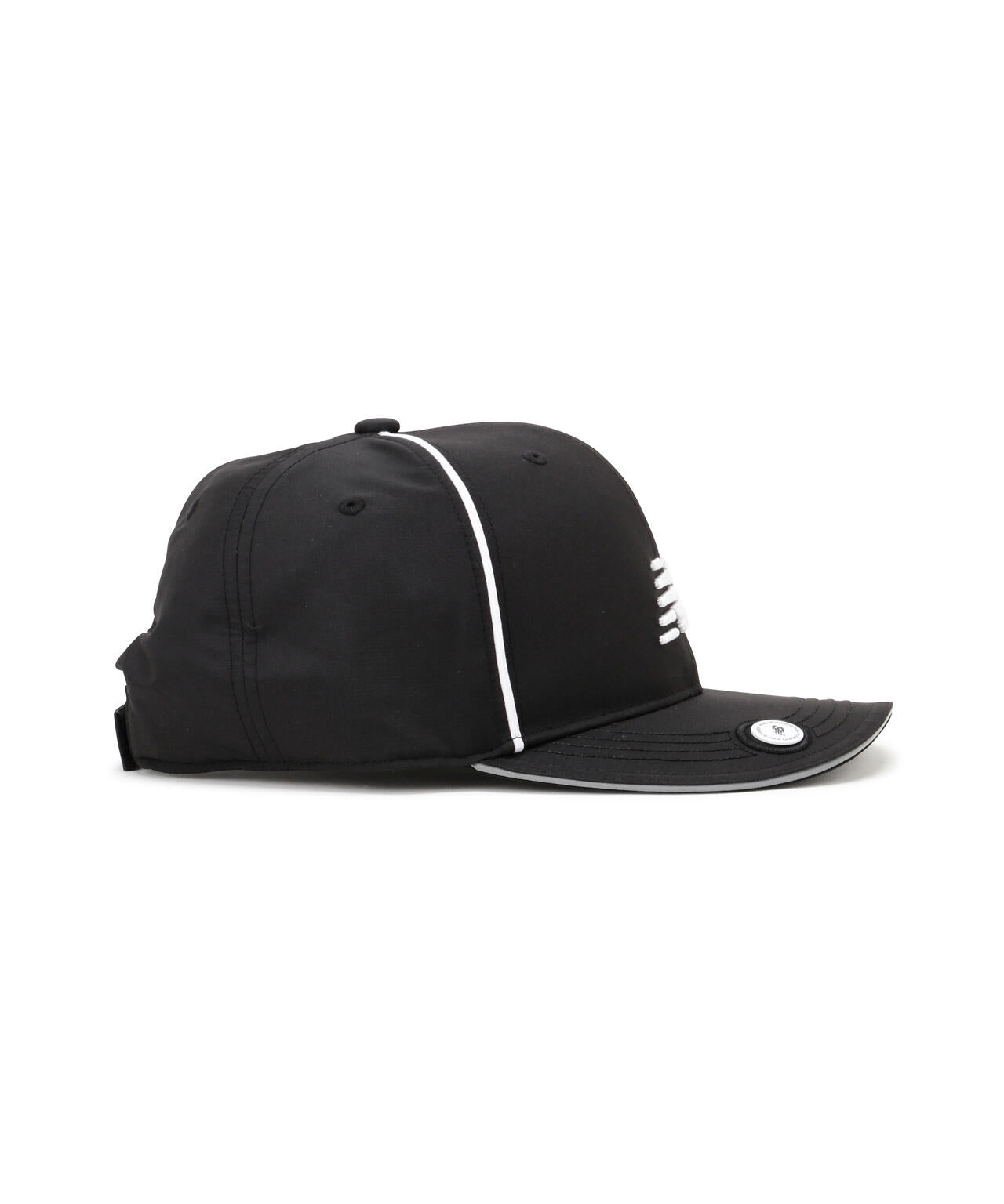 マグネット式マーカー付き セミカーブドブリムキャップ (MENS)