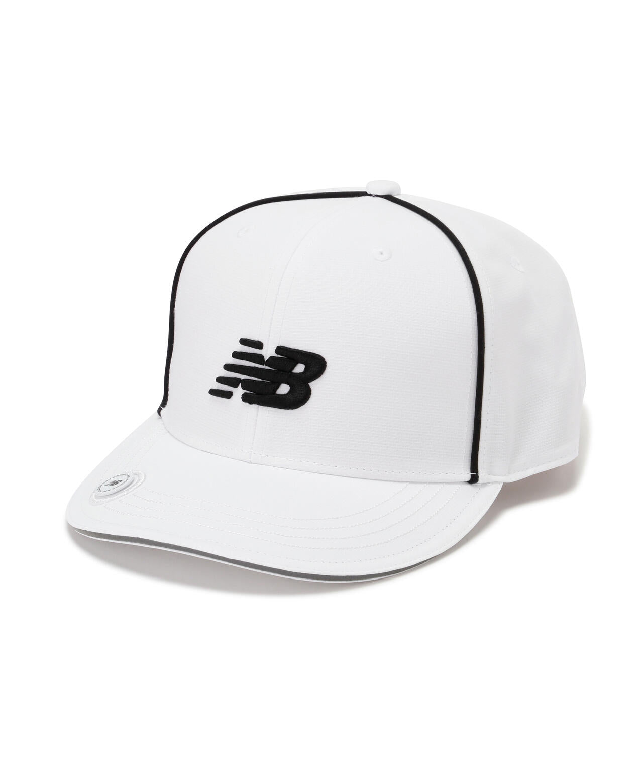 マグネット式マーカー付き セミカーブドブリムキャップ (MENS)