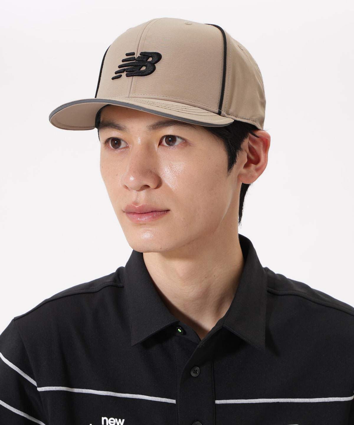 マグネット式マーカー付き セミカーブドブリムキャップ (MENS)