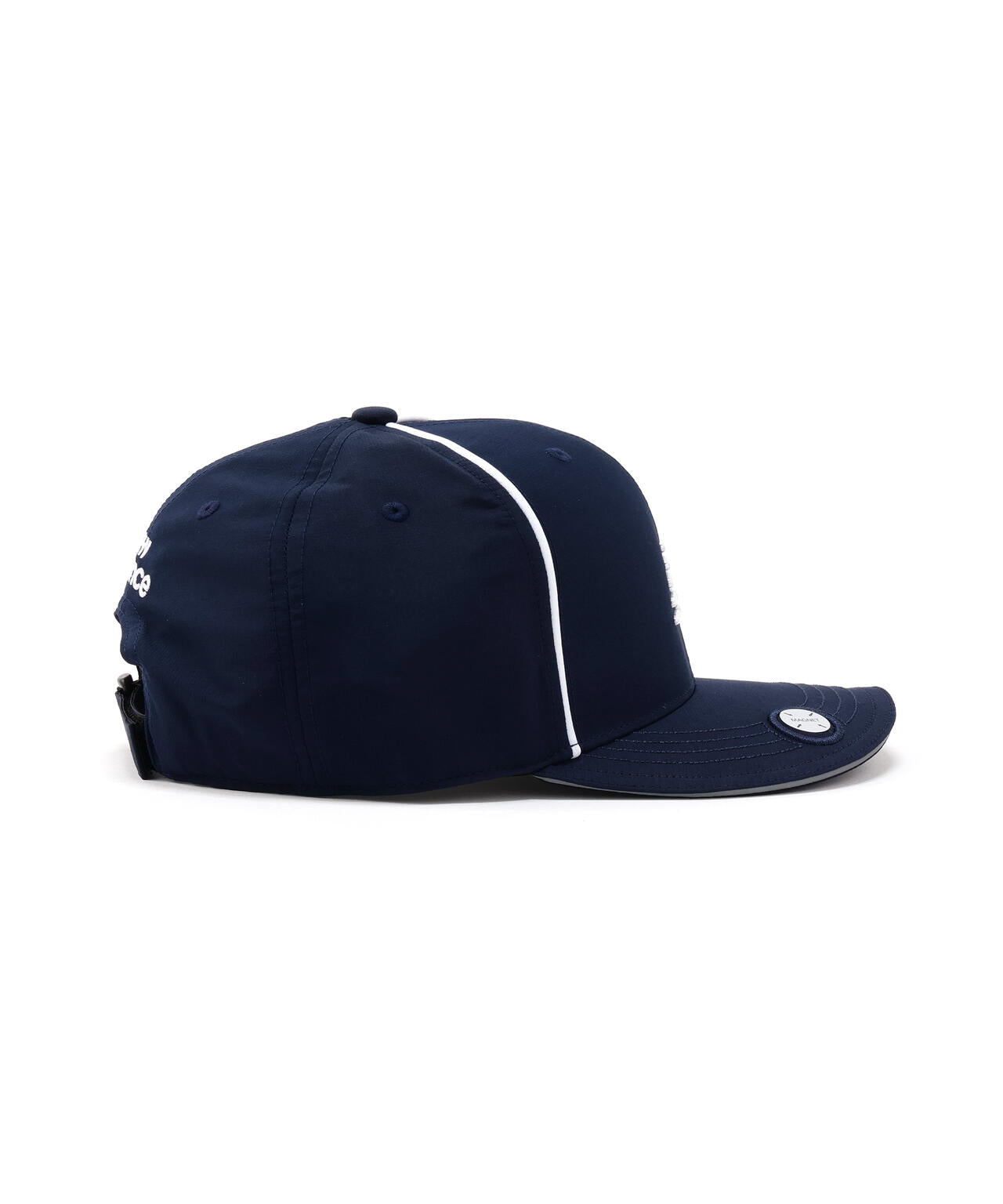 マグネット式マーカー付き セミカーブドブリムキャップ (MENS)