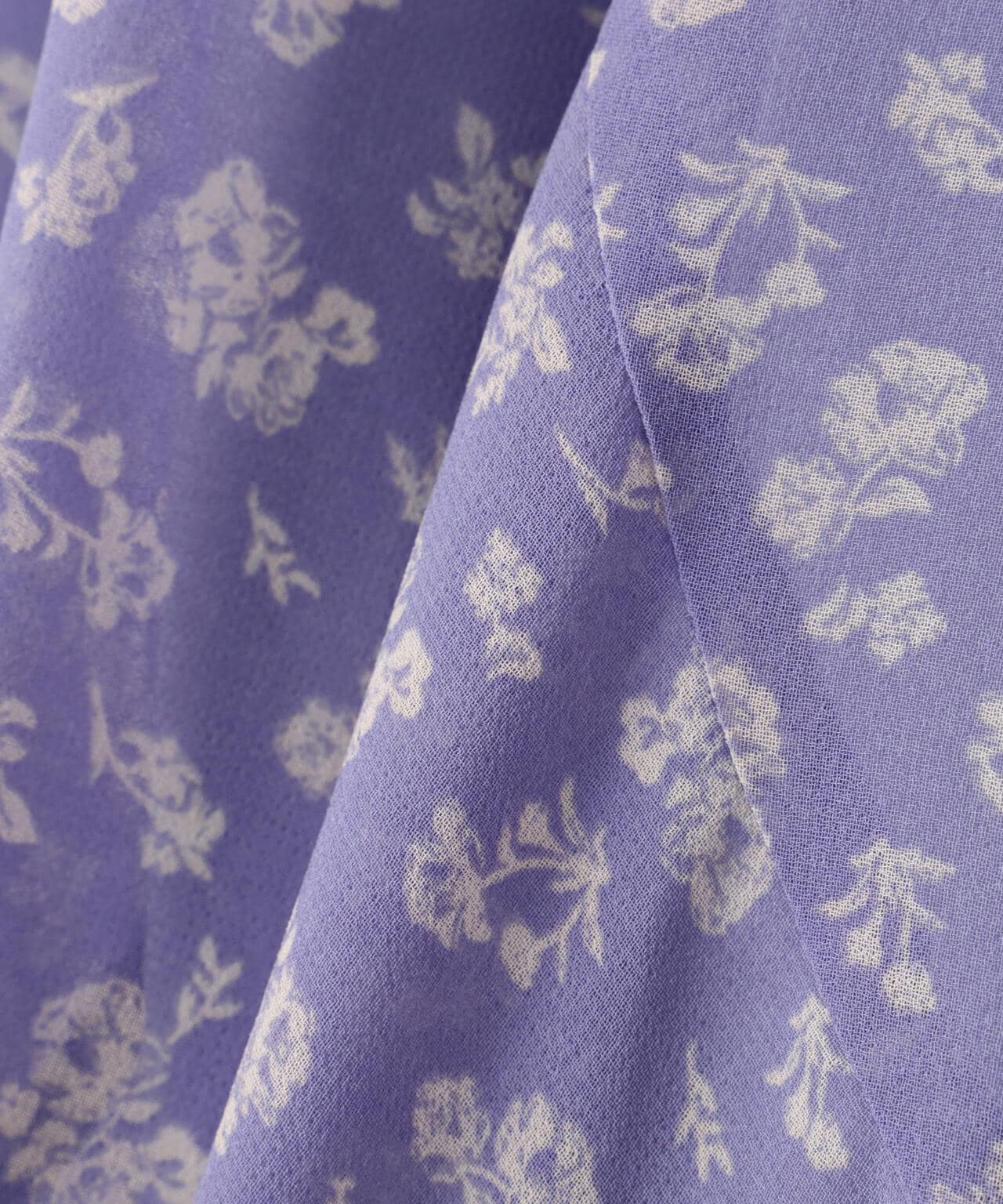 エスカルゴ花柄シフォンスカート
