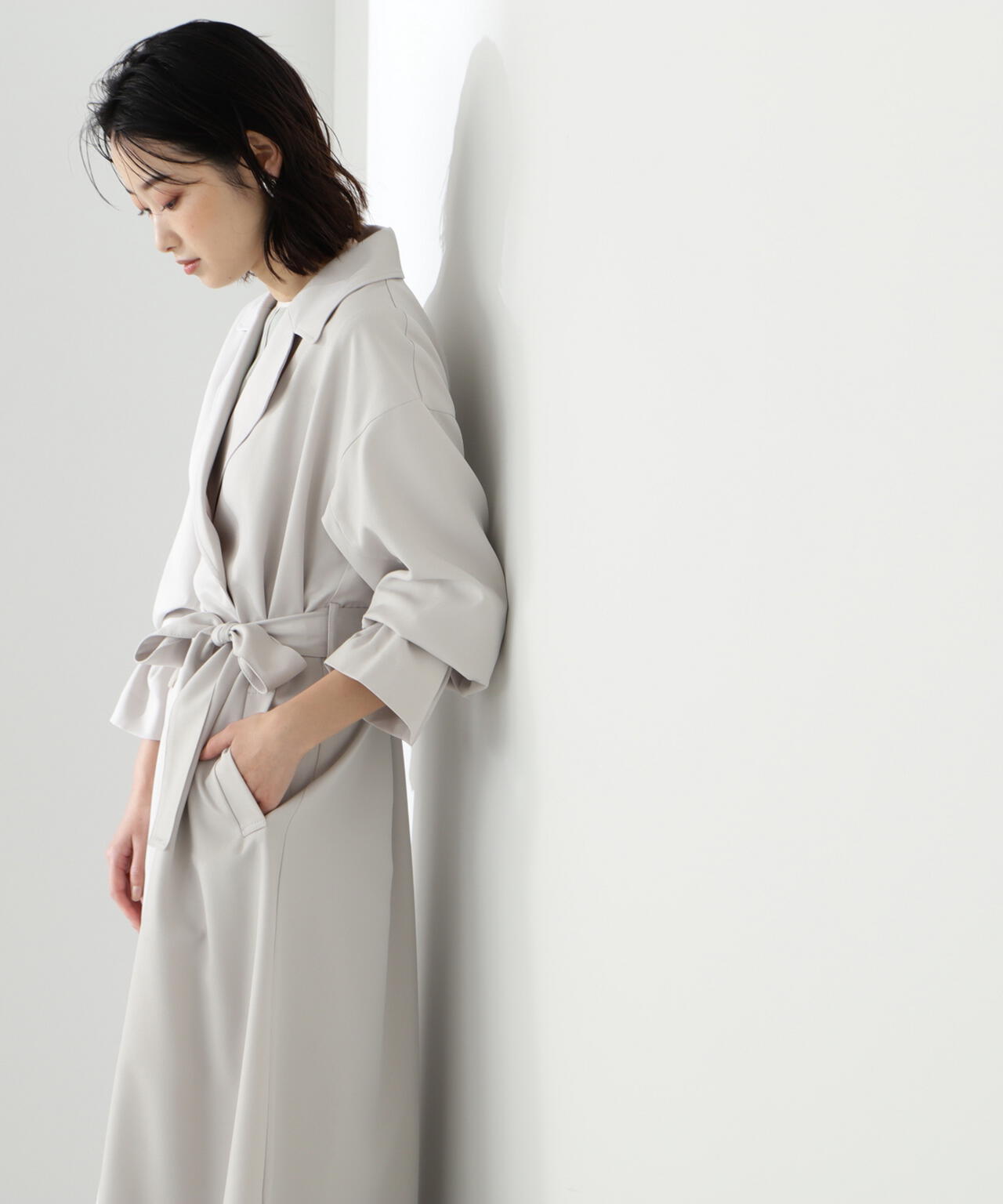 【美人百花掲載】クリアツイルドレストレンチコート