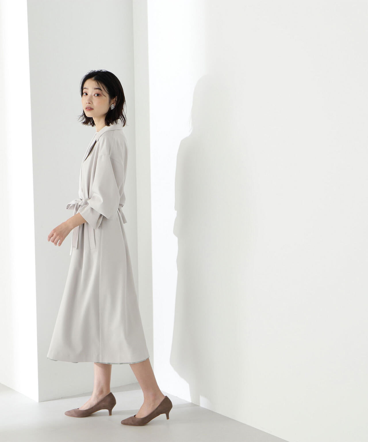 【美人百花掲載】クリアツイルドレストレンチコート