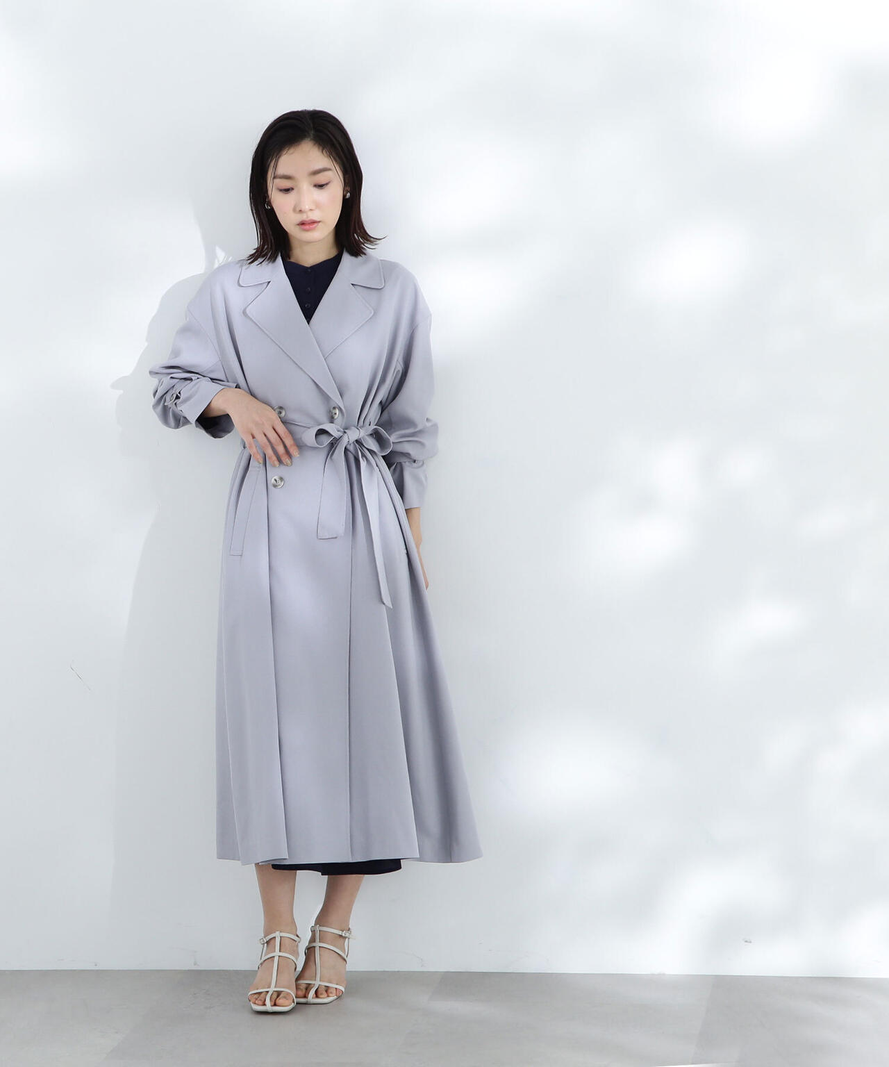 【美人百花掲載】クリアツイルドレストレンチコート