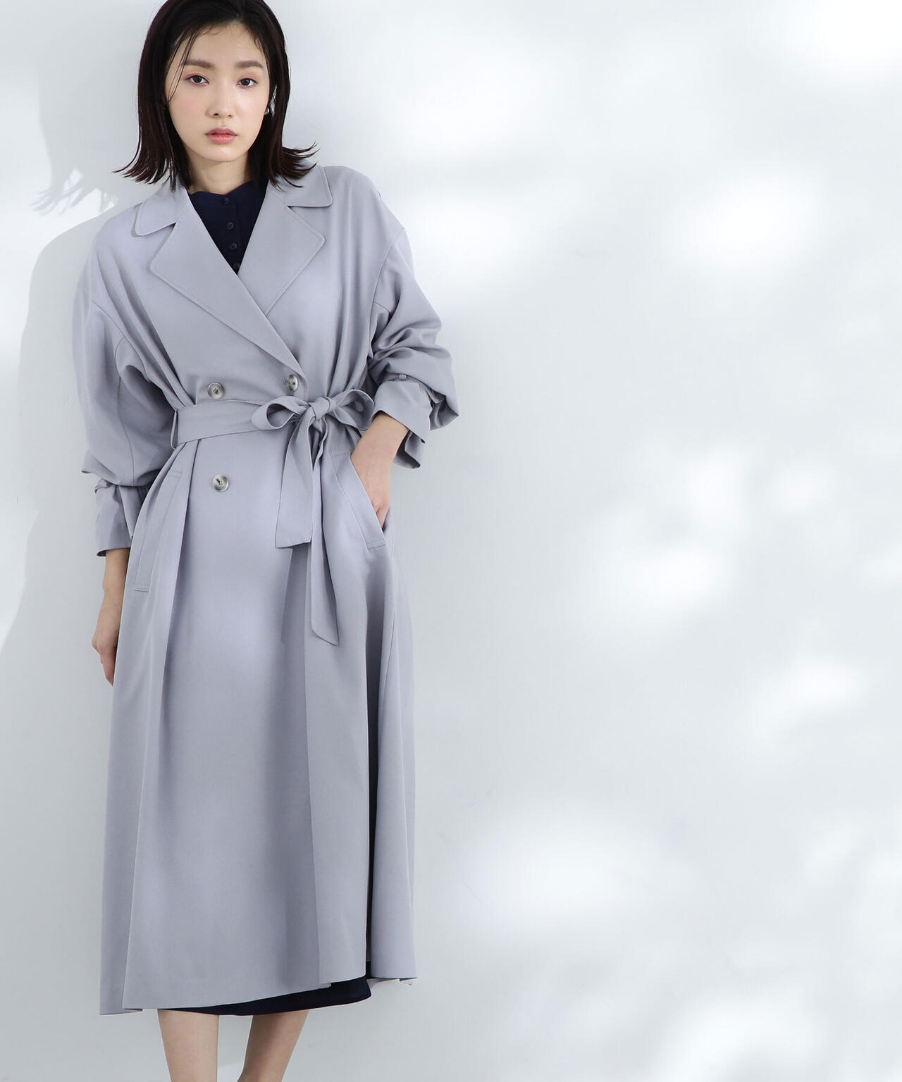 【美人百花掲載】クリアツイルドレストレンチコート