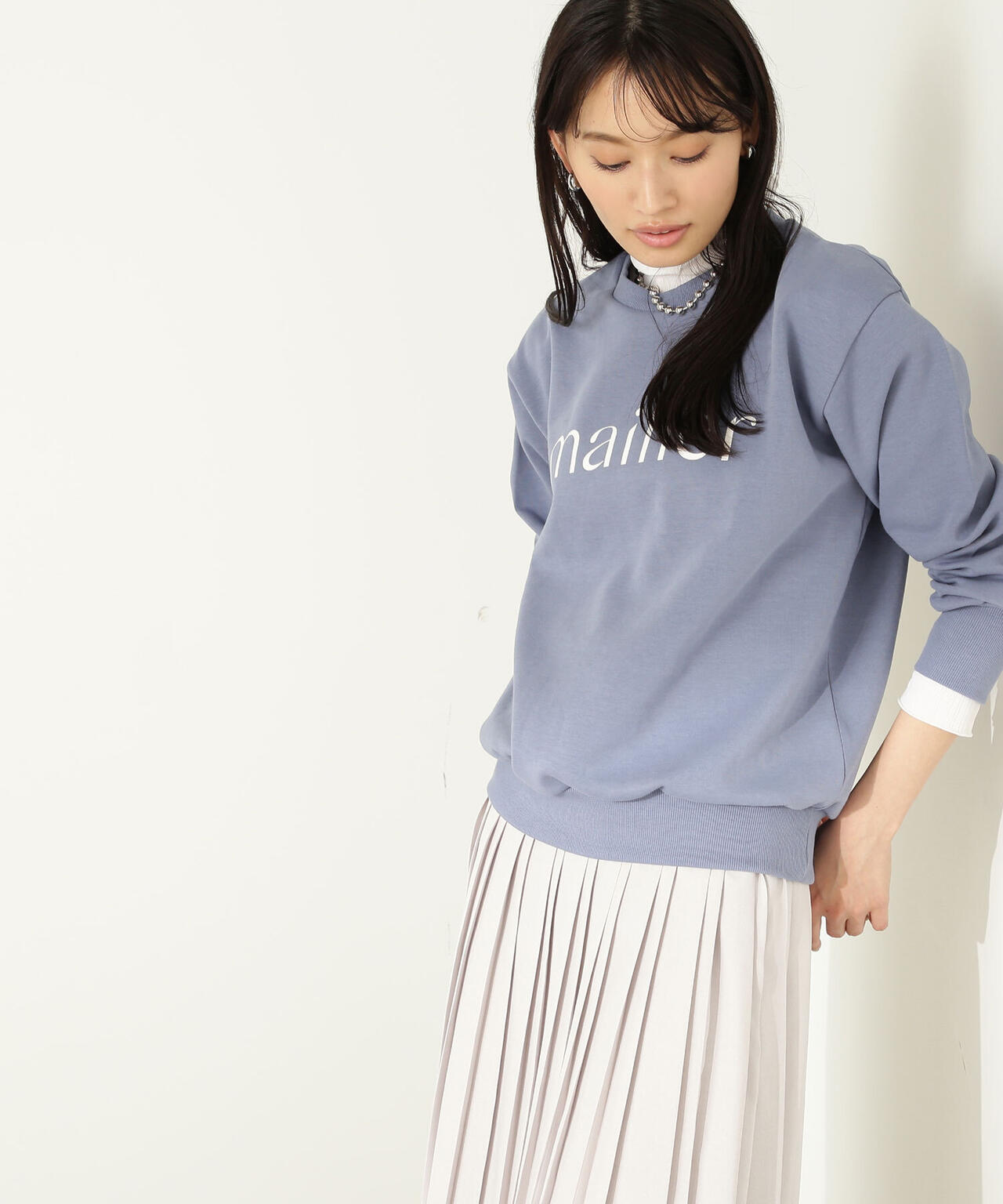 【bdONLINE限定色:ベージュ】アソートロゴカットソープルオーバー