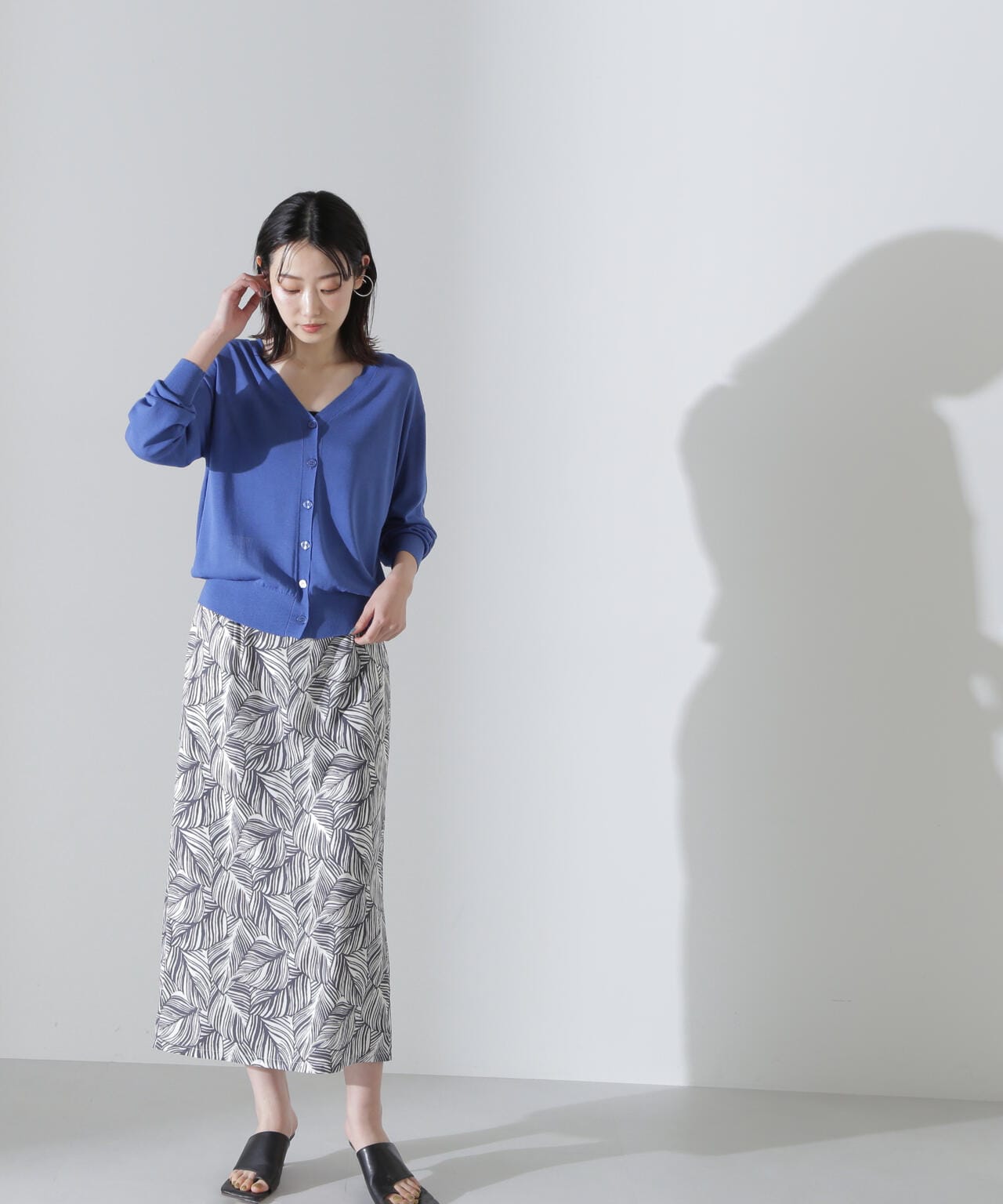 ボクシーシアーカーディガン