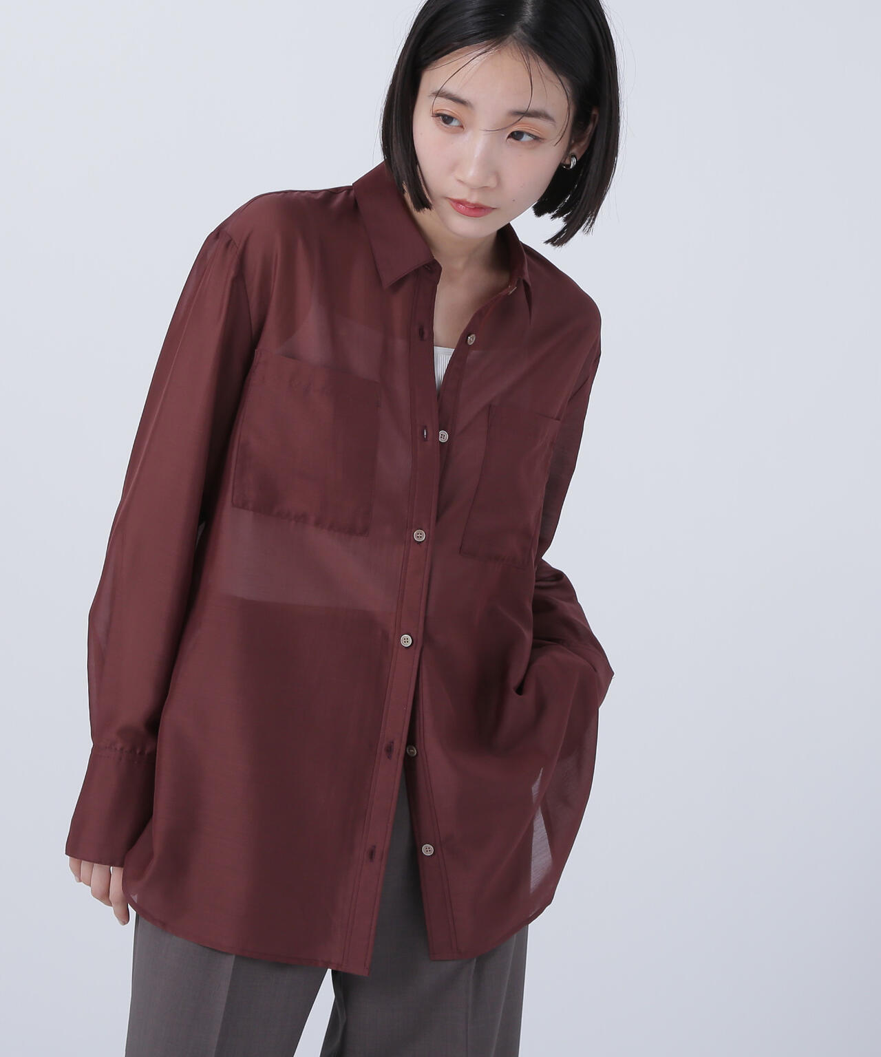 シアーシャツシリーズ オーバーフォルム*