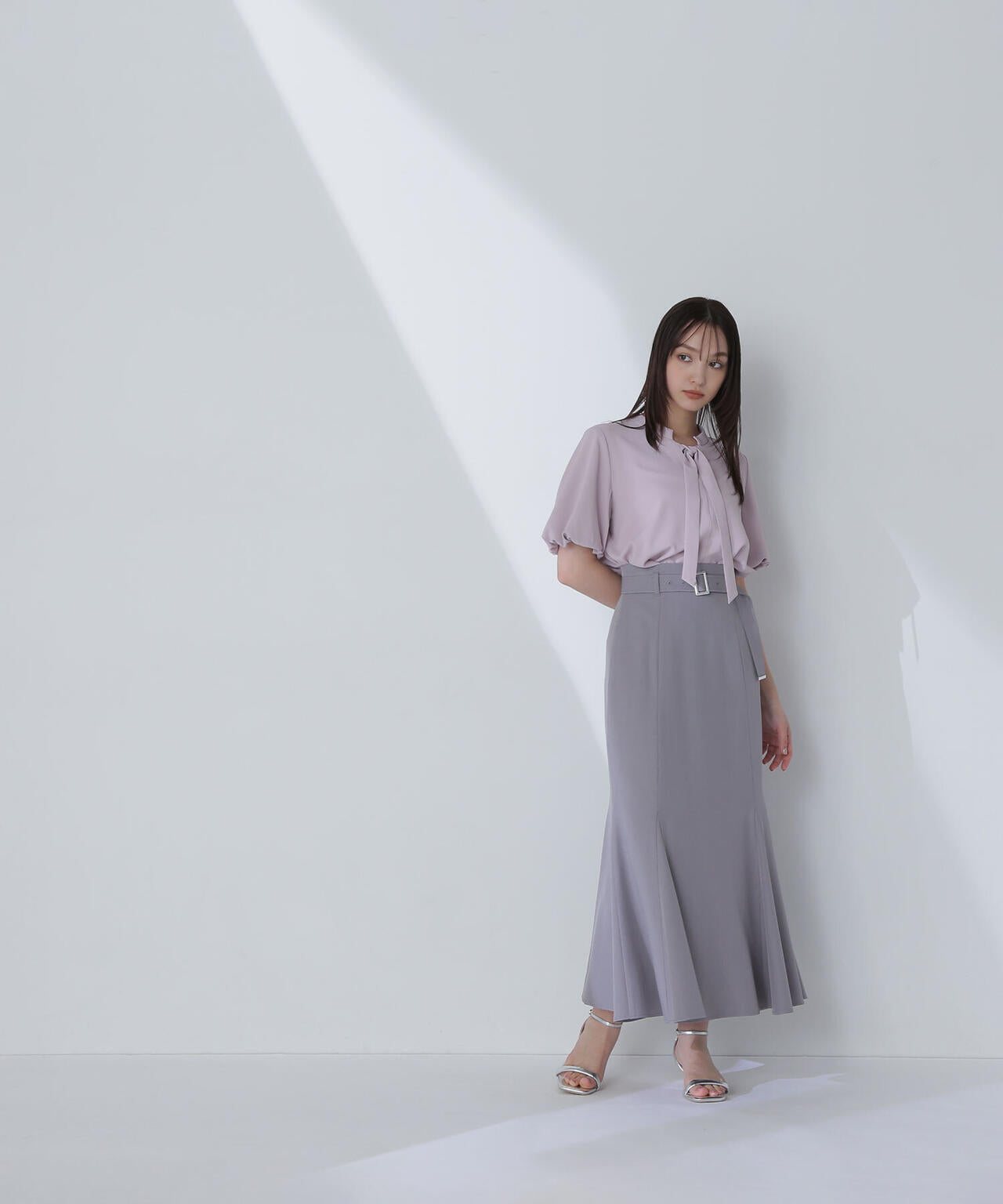 ベルテッドマーメイドスカート*