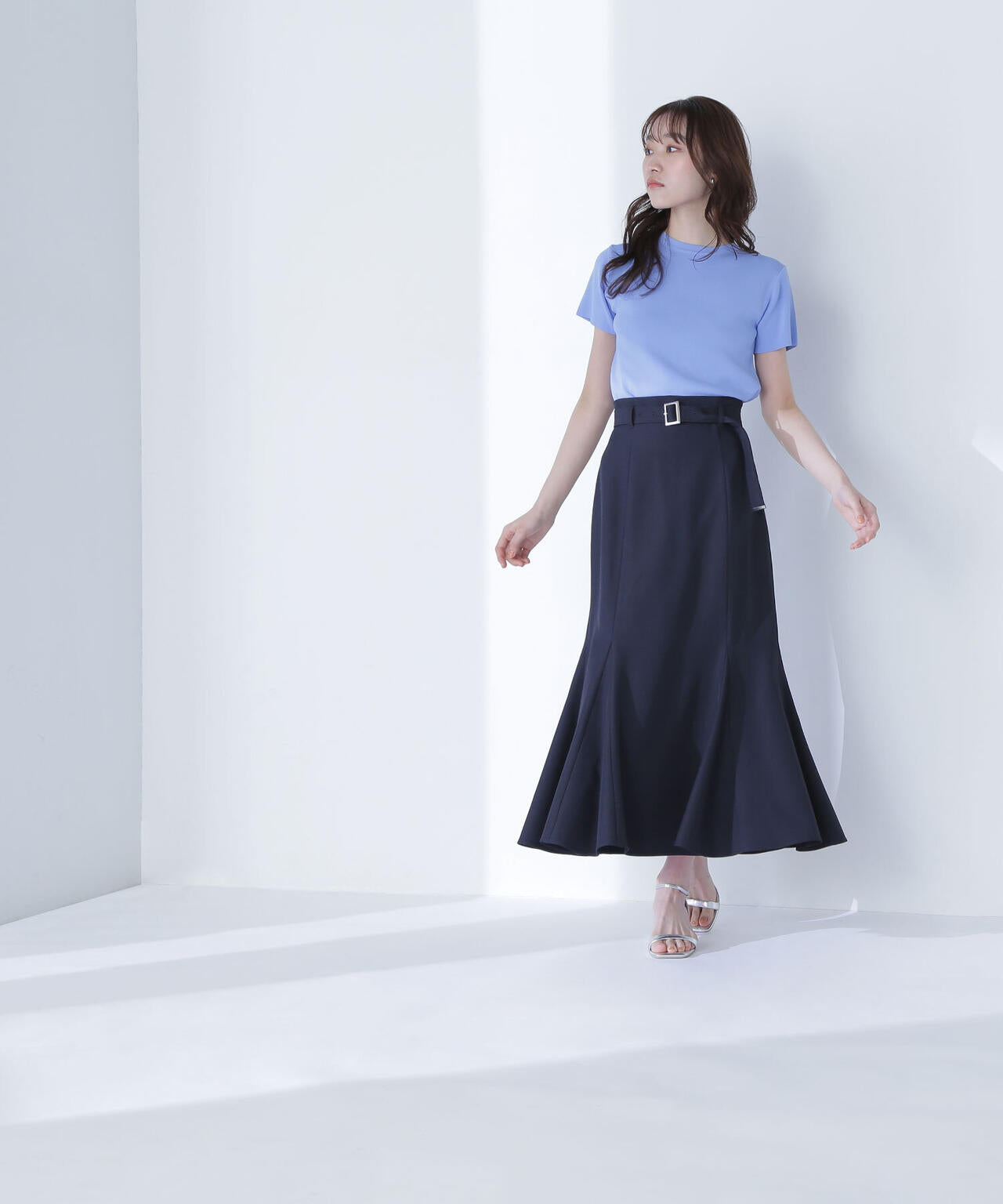ベルテッドマーメイドスカート*