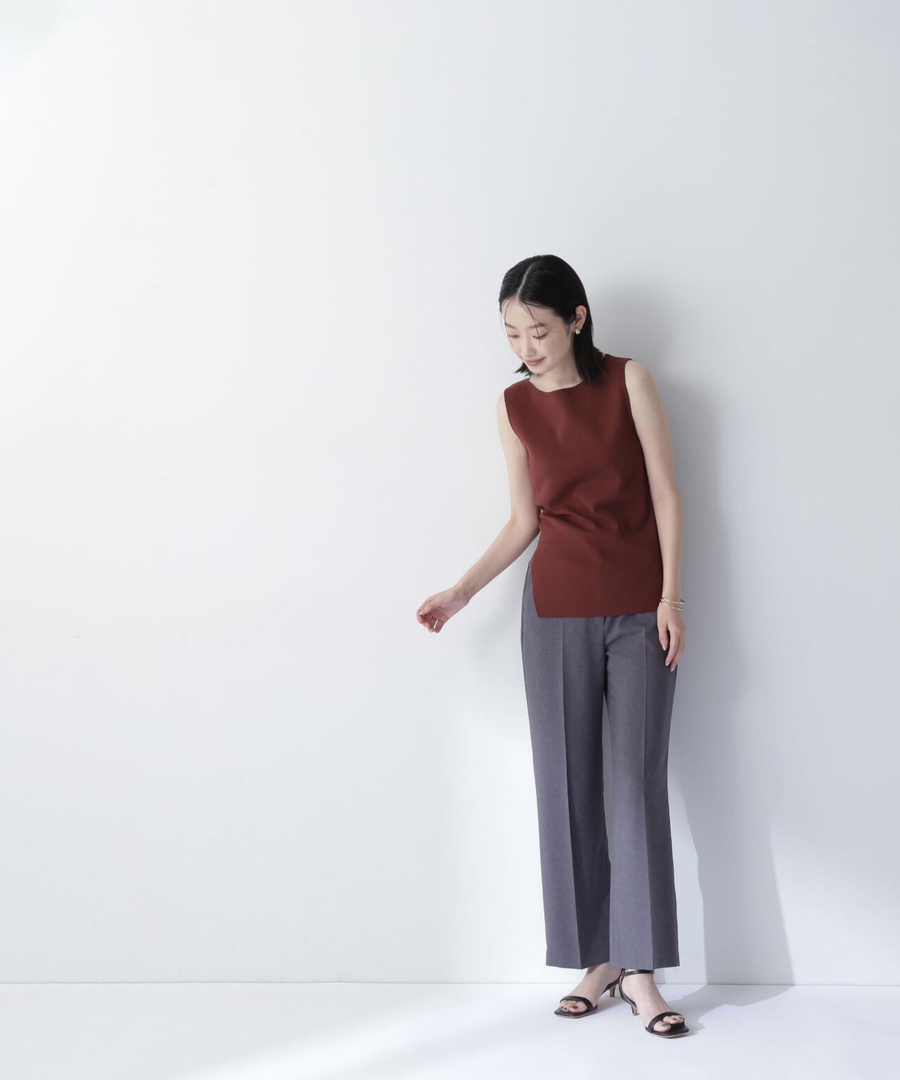 ドライタッチストレートパンツ*