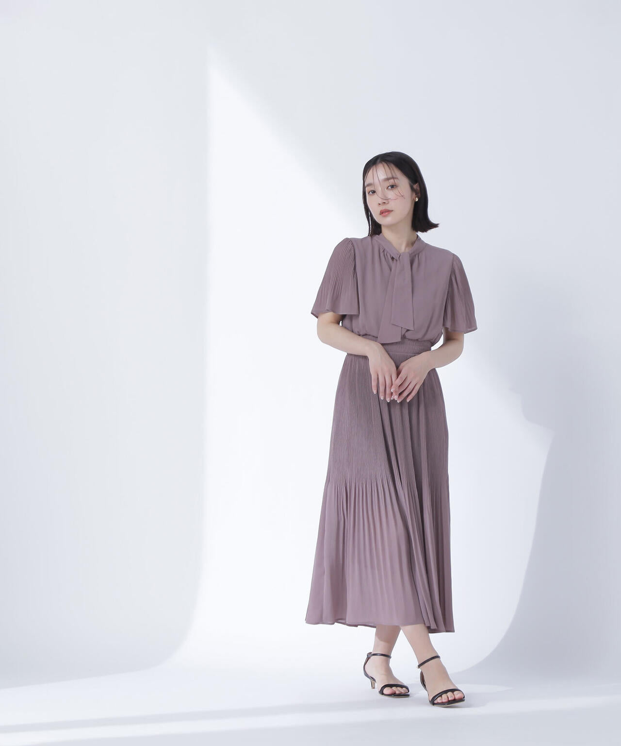 楊柳ボウタイワンピース*