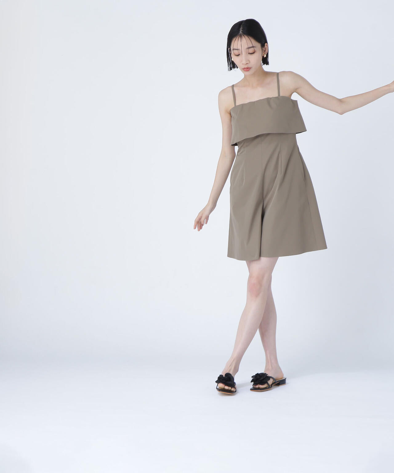 【BLANC】タフタコンビネゾン*